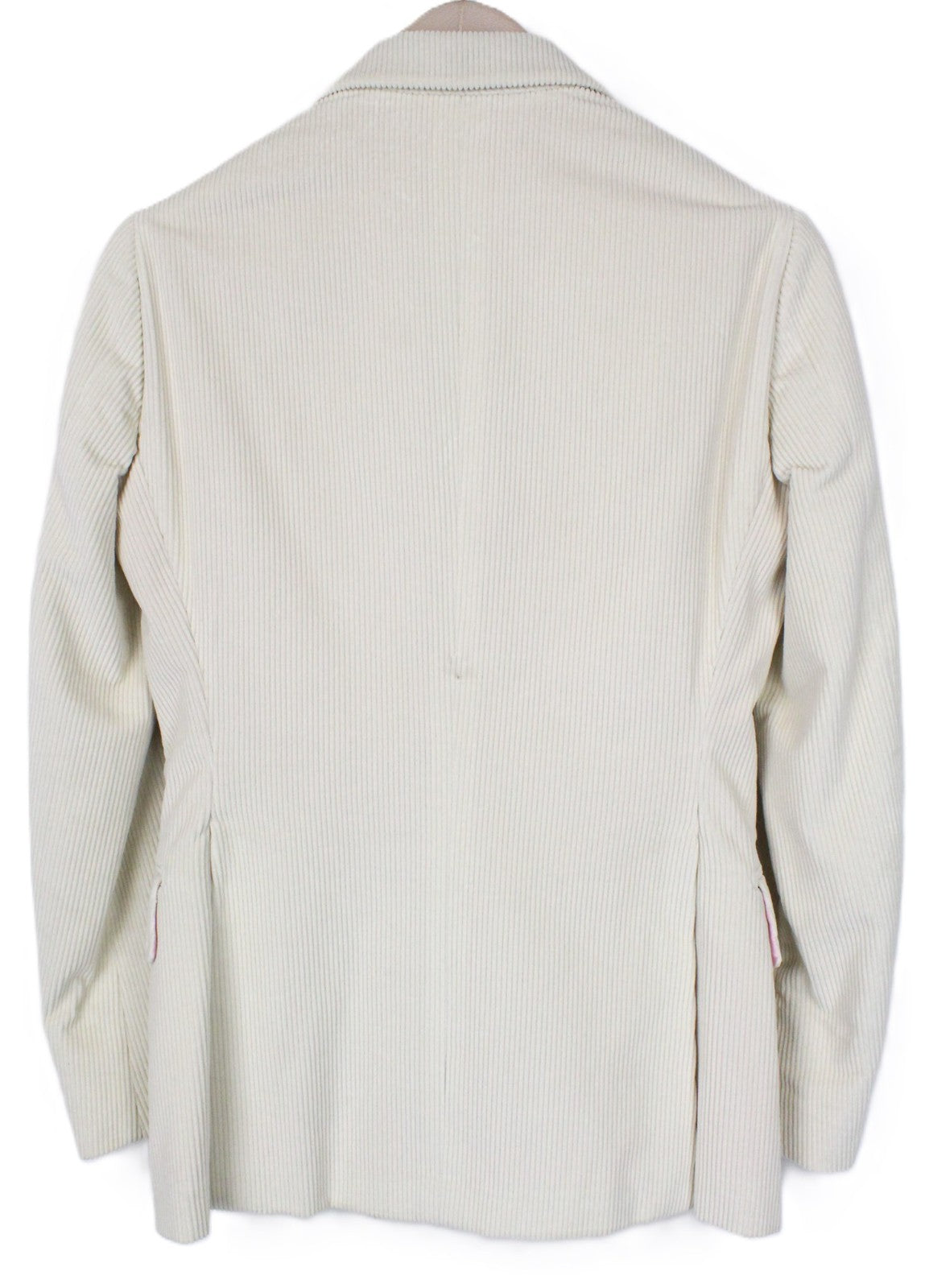 SUITSUPPLY La Spalla Men's Suit UK30R Beige Slim Cord Cotton Velvet 2Pc Design