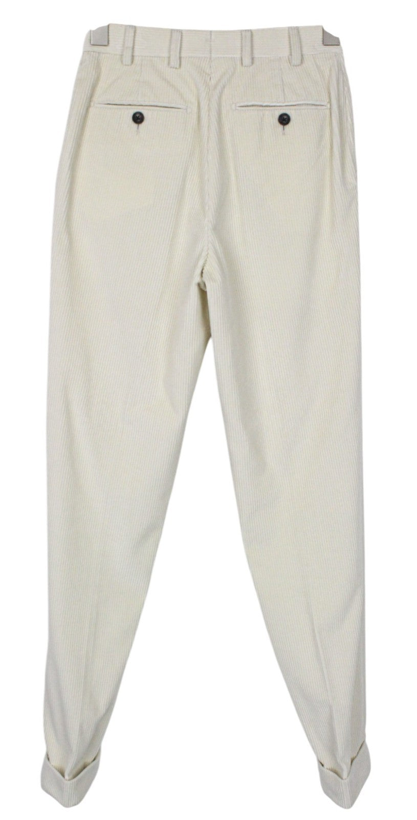 SUITSUPPLY La Spalla Men's Suit UK30R Beige Slim Cord Cotton Velvet 2Pc Design