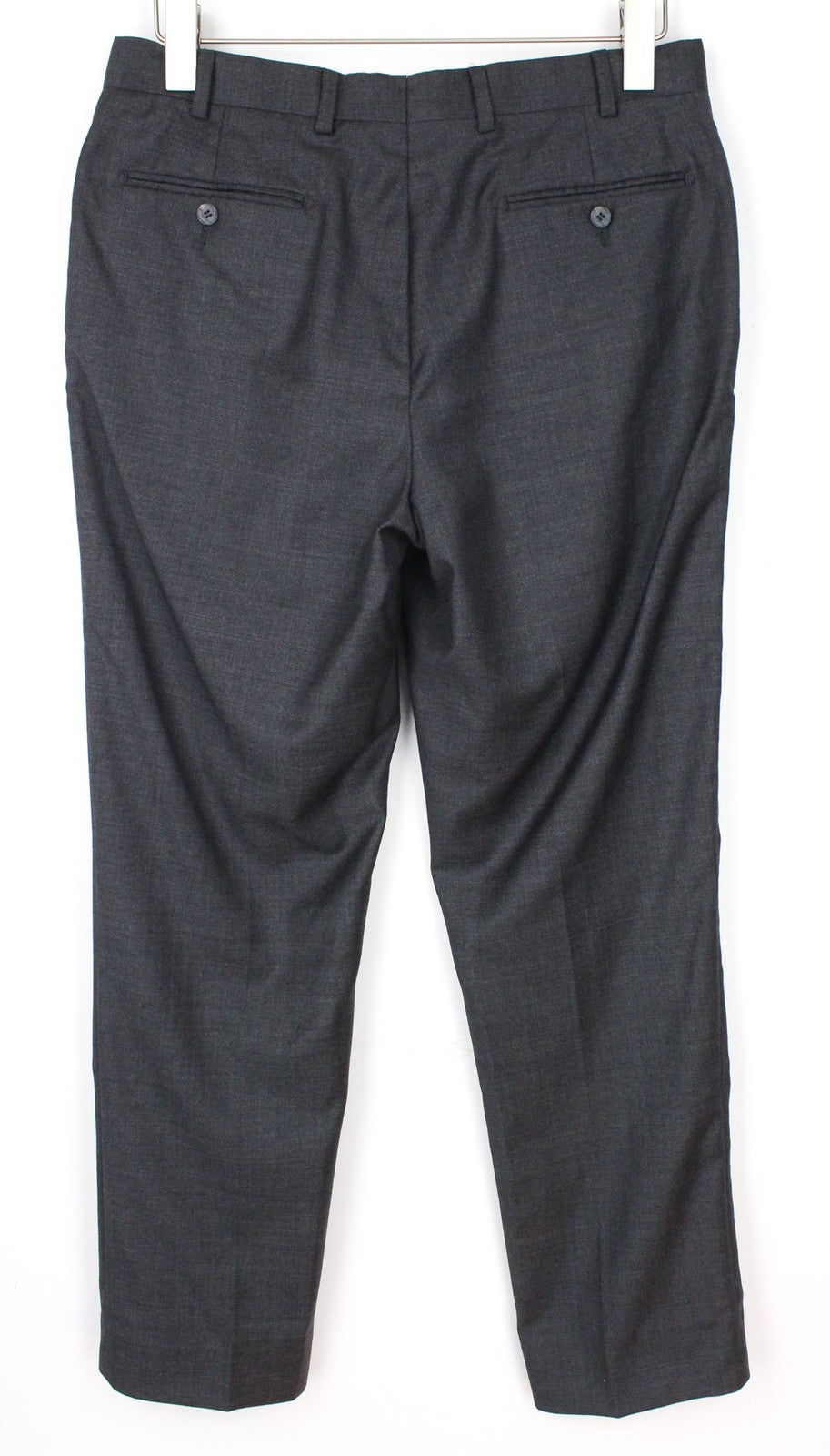 SUITSUPPLY Lazio Men's Suit UK38R Grey Wool S110s Slim 2Pc Perennial Sharkskin