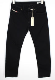 DIESEL Waykee 0886Z Men's Jeans W27/L32 Boys Black Straight Cotton Stretch Fit