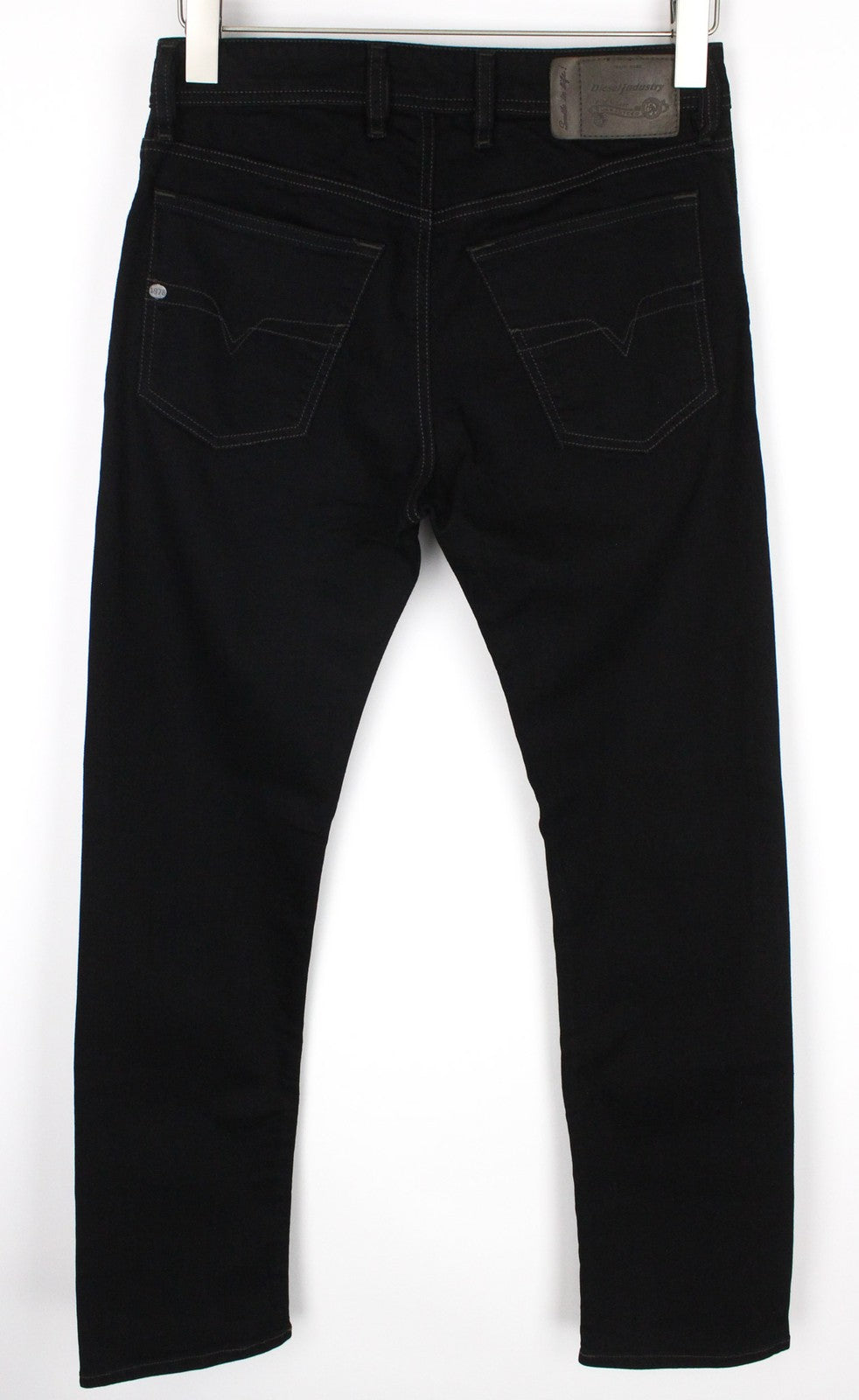 DIESEL Waykee 0886Z Men's Jeans W27/L32 Boys Black Straight Cotton Stretch Fit