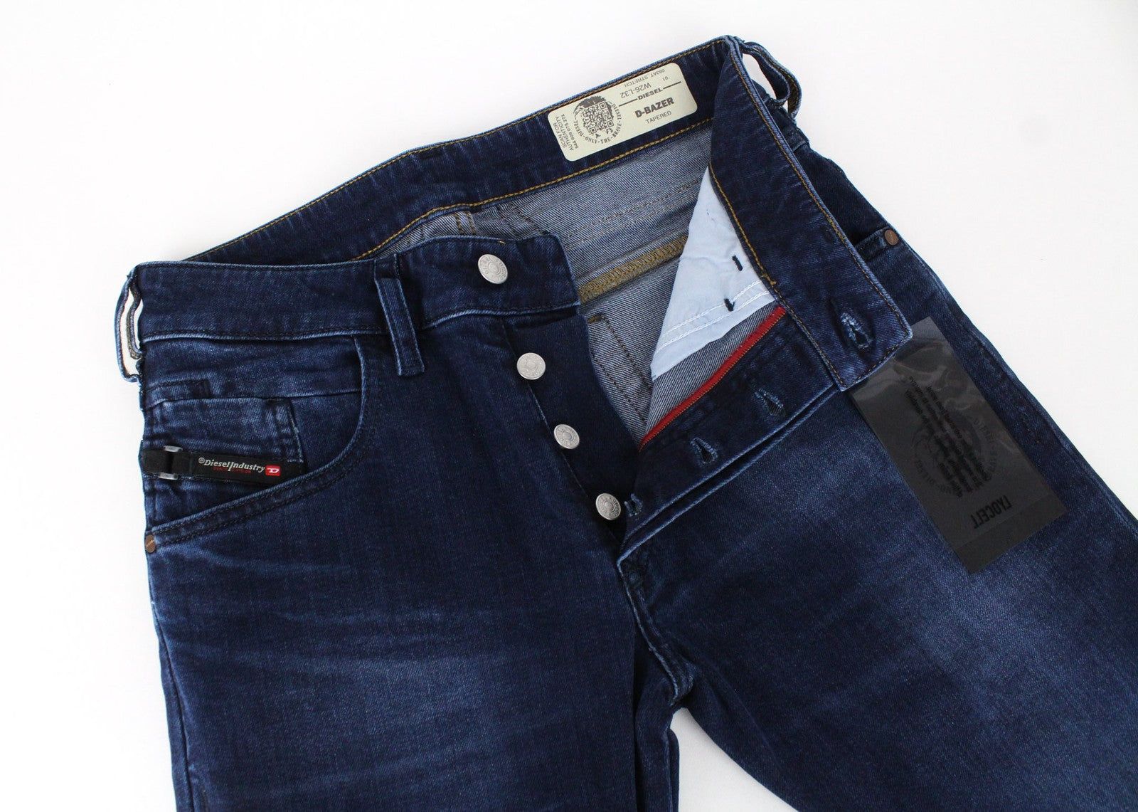 DIESEL D-Bazer 083AT Men's Jeans W26/L32 Boys Tapered Blue Fit Cotton Stretch