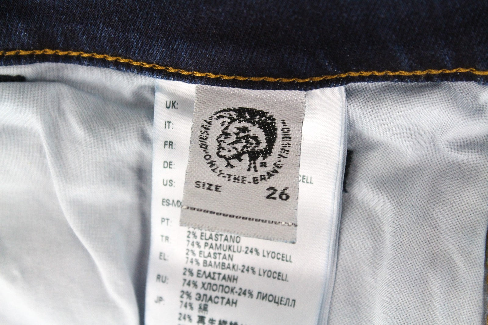 DIESEL D-Bazer 083AT Men's Jeans W26/L32 Boys Tapered Blue Fit Cotton Stretch