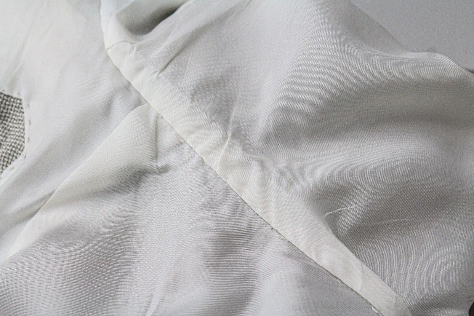 SUITSUPPLY Havana Jetted Men's Suit UK38R Beige Pure Wool Slim 2Pc Melange Look