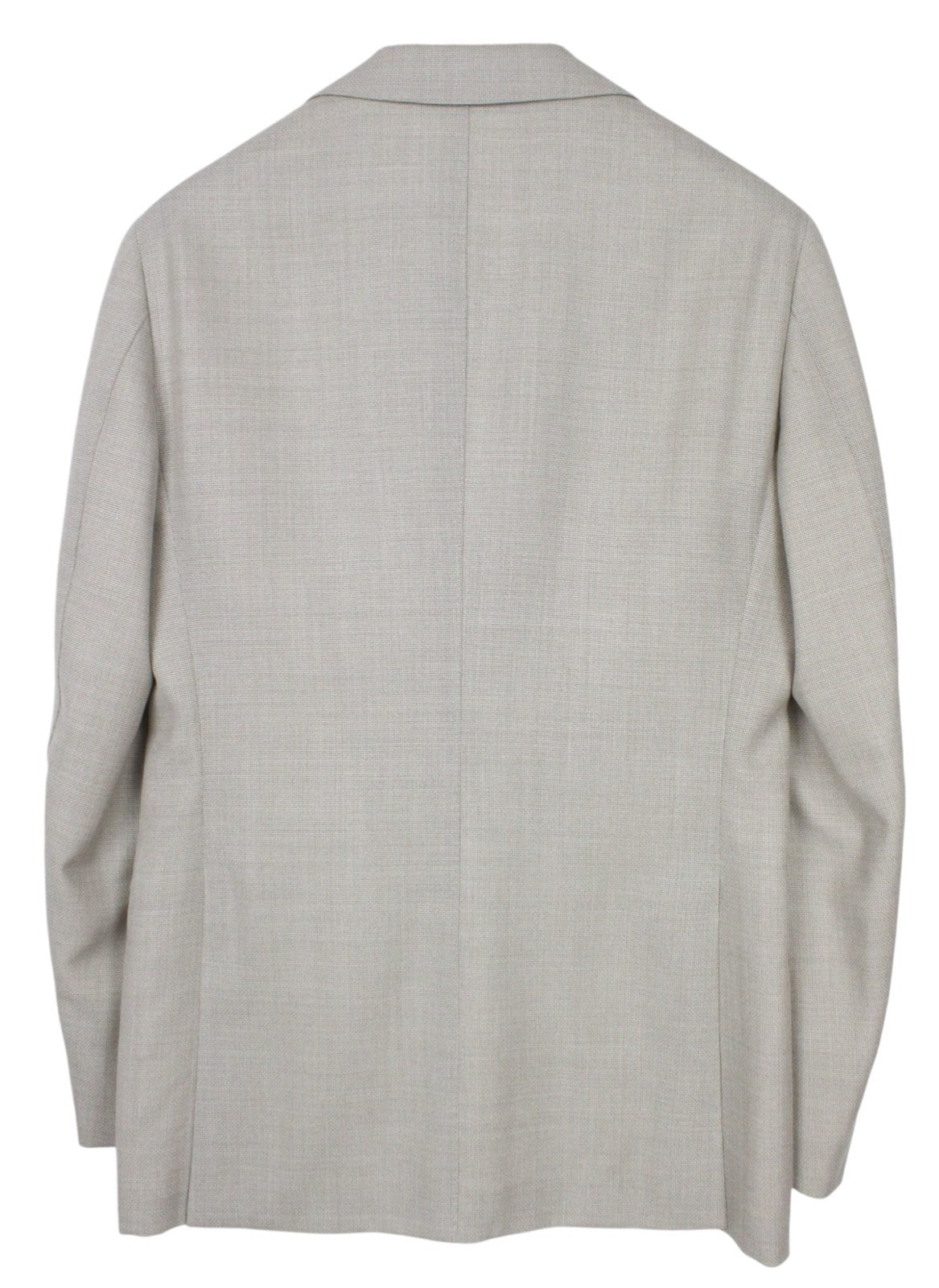 SUITSUPPLY Havana Jetted Men's Suit UK38R Beige Pure Wool Slim 2Pc Melange Look