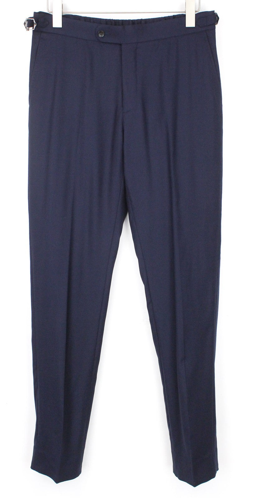 SUITSUPPLY Havana Men's Suit UK38R Blue Wool Stretch Slim 2Pc Formal Single Row