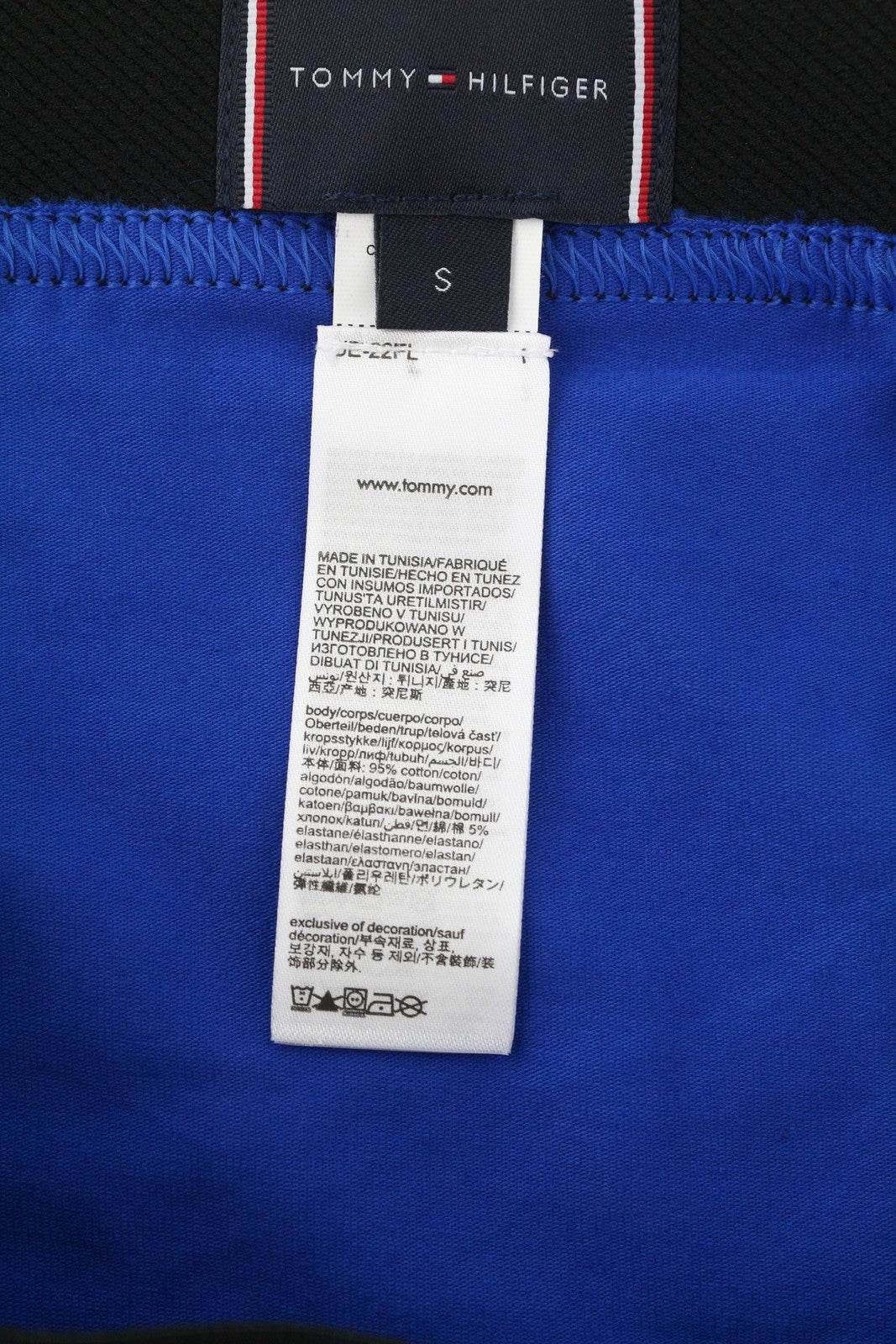 TOMMY HILFIGER Men Underwear S Blue Trunk Print & Sock Set Boxers Embroidered