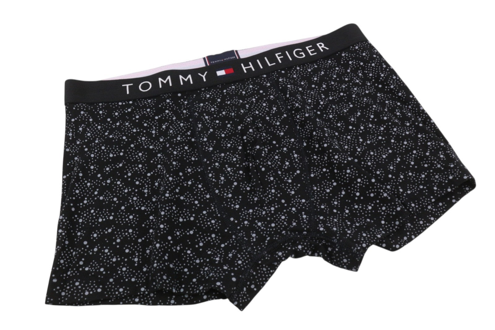 TOMMY HILFIGER Men Underwear M Black Trunk Print & Sock Set Boxers Patterned