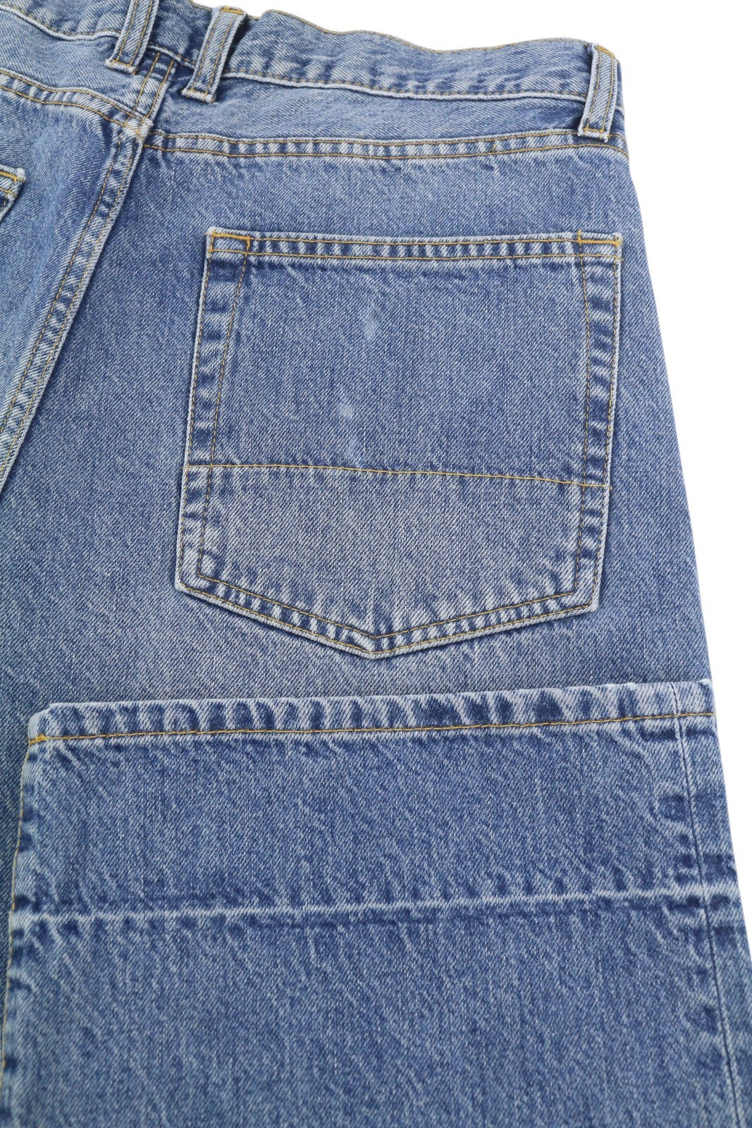 PLAN C Women Jeans 42 Blue Ankle Length Mid Rise Button Fly Straight RRP€440