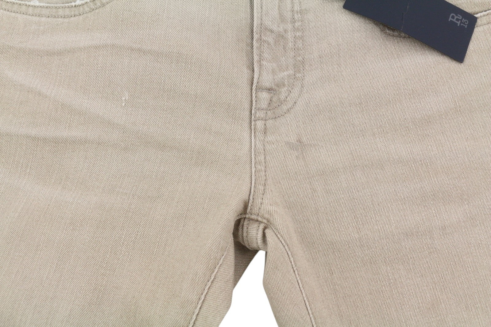 R13 Boy Straight Women Jeans 27 Sand Stretch Ankle Cropped Faded Brown RRP€549