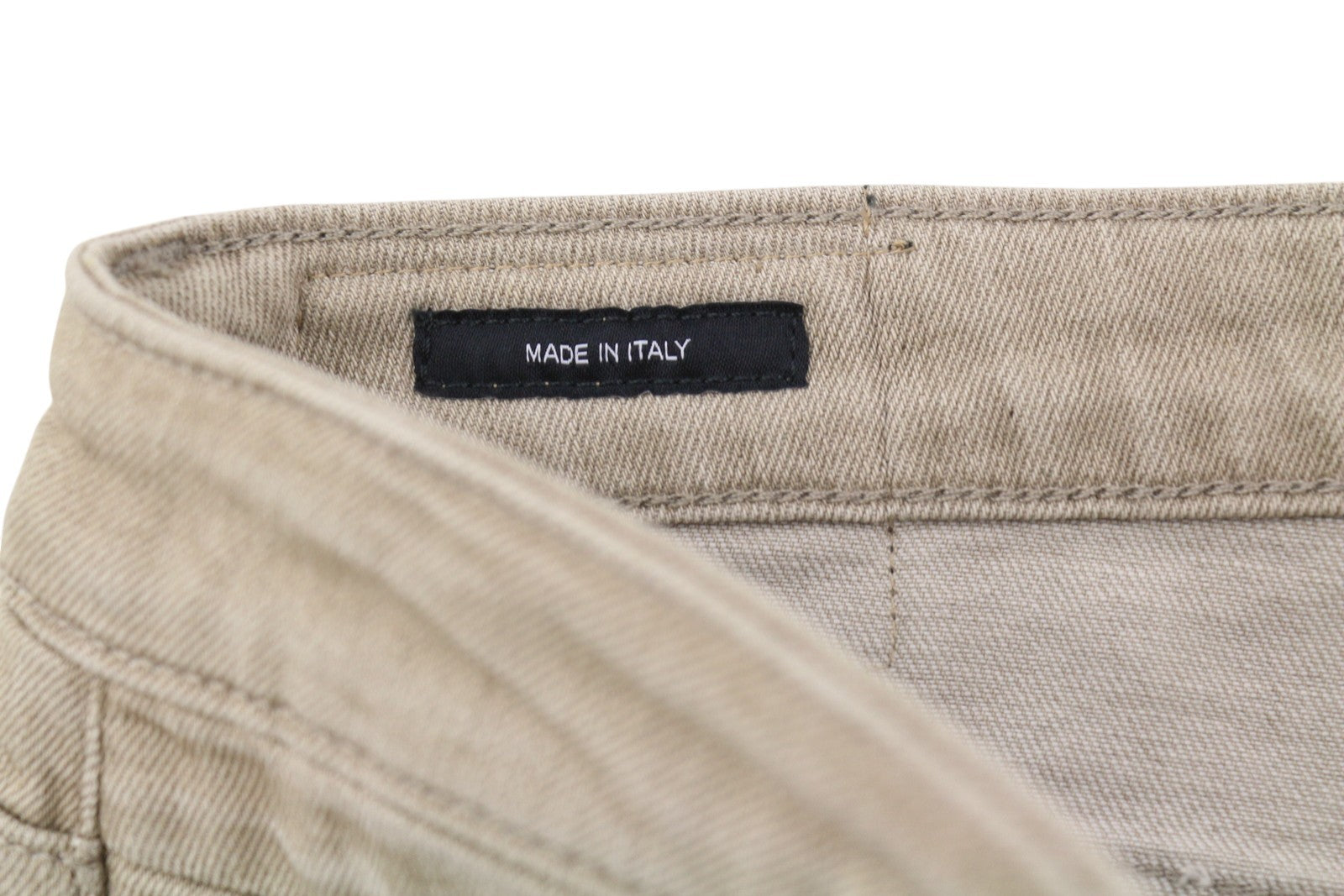 R13 Boy Straight Women Jeans 27 Sand Stretch Ankle Cropped Faded Brown RRP€549