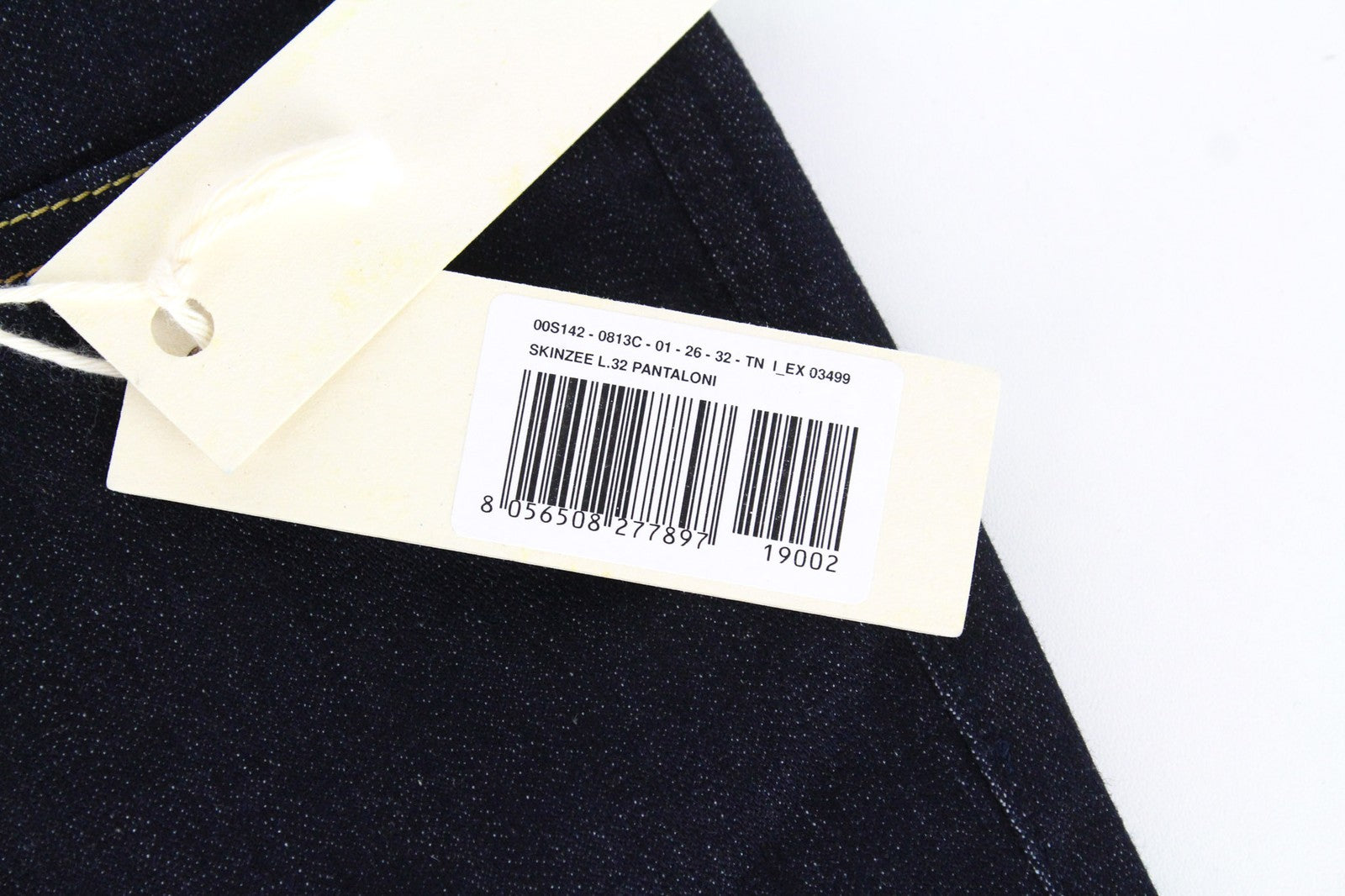 DIESEL Skinzee 0813C Women's Jeans W26/L32 Dark Blue Super Slim Skinny Stretch