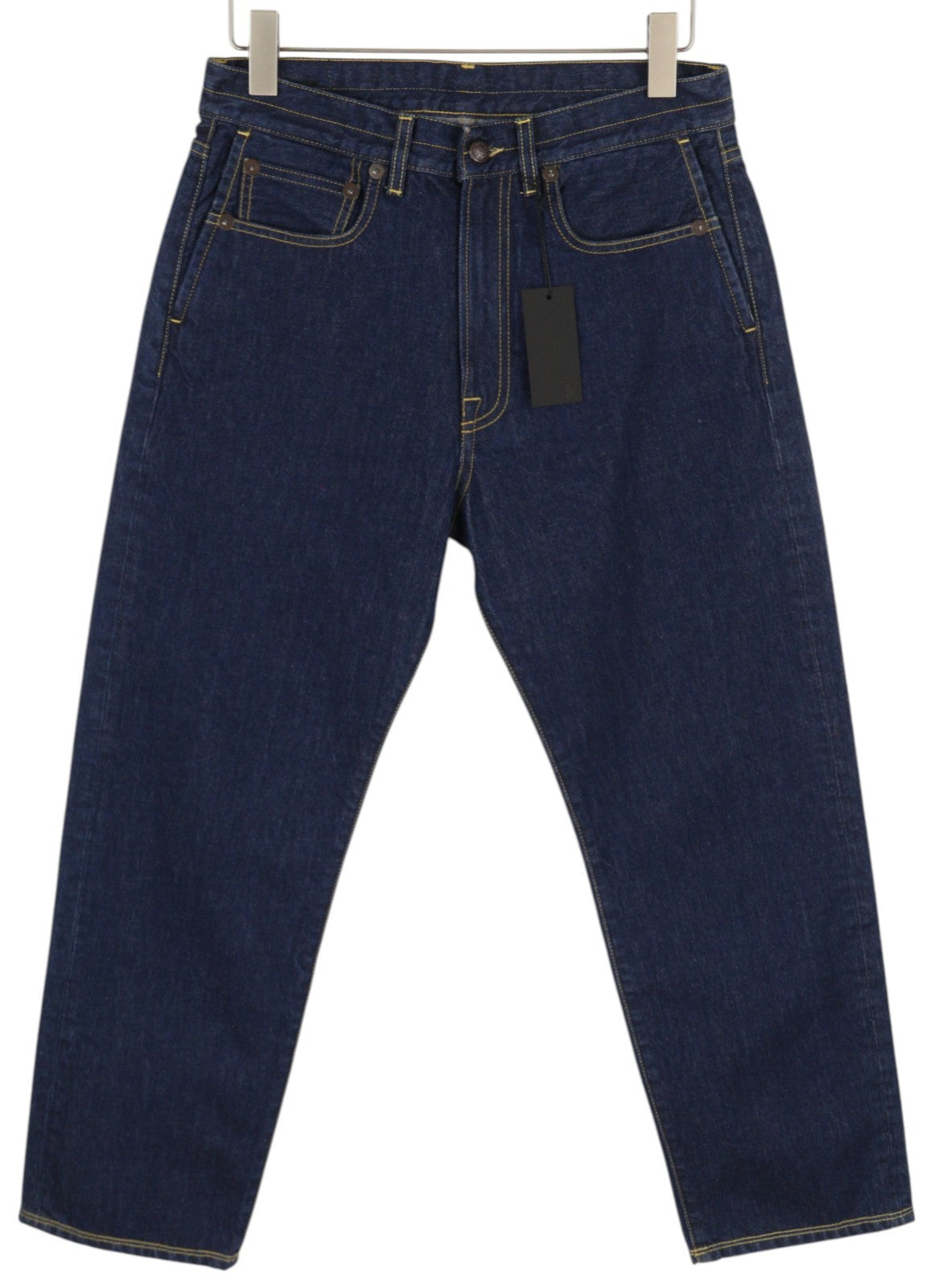 R13 Double Pocket Boyfriend Women Jeans 27 Riley Indigo Ankle Cropped Regular