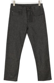 R13 Boy Straight Women Jeans 26 Vintage Grey Zip Fly Dark Denim Pockets Casual