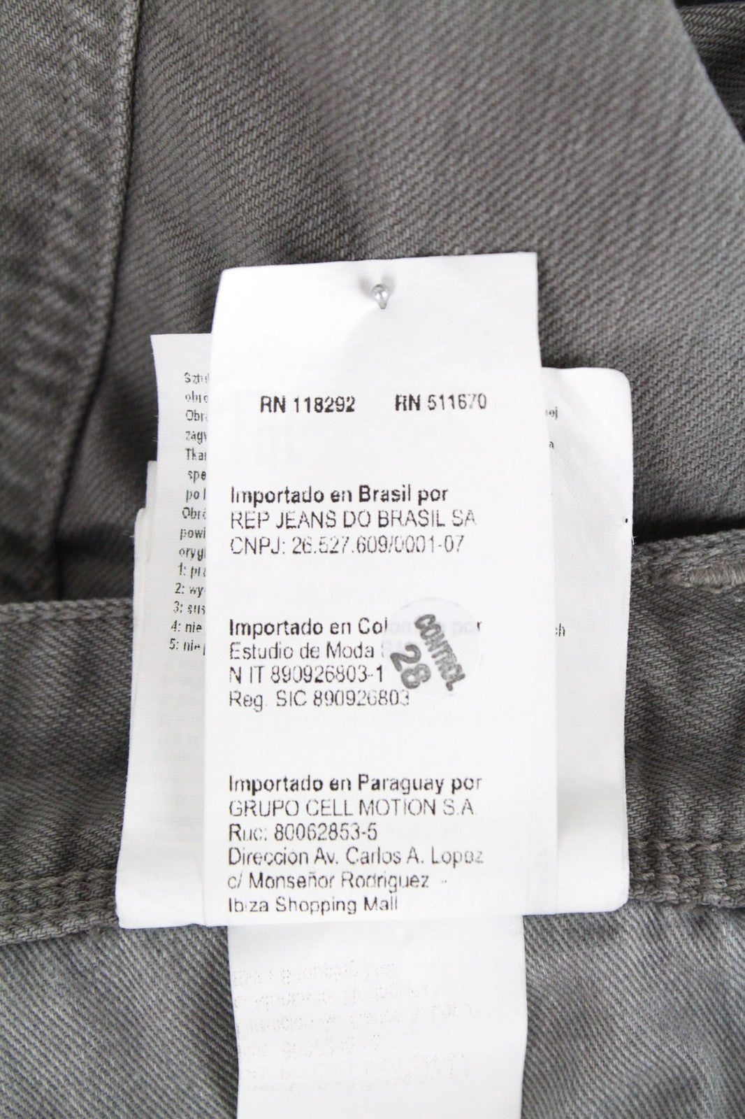 REPLAY Anbass Men's Jeans W29/L30 Grey Denim Slim Cotton Stretch Casual