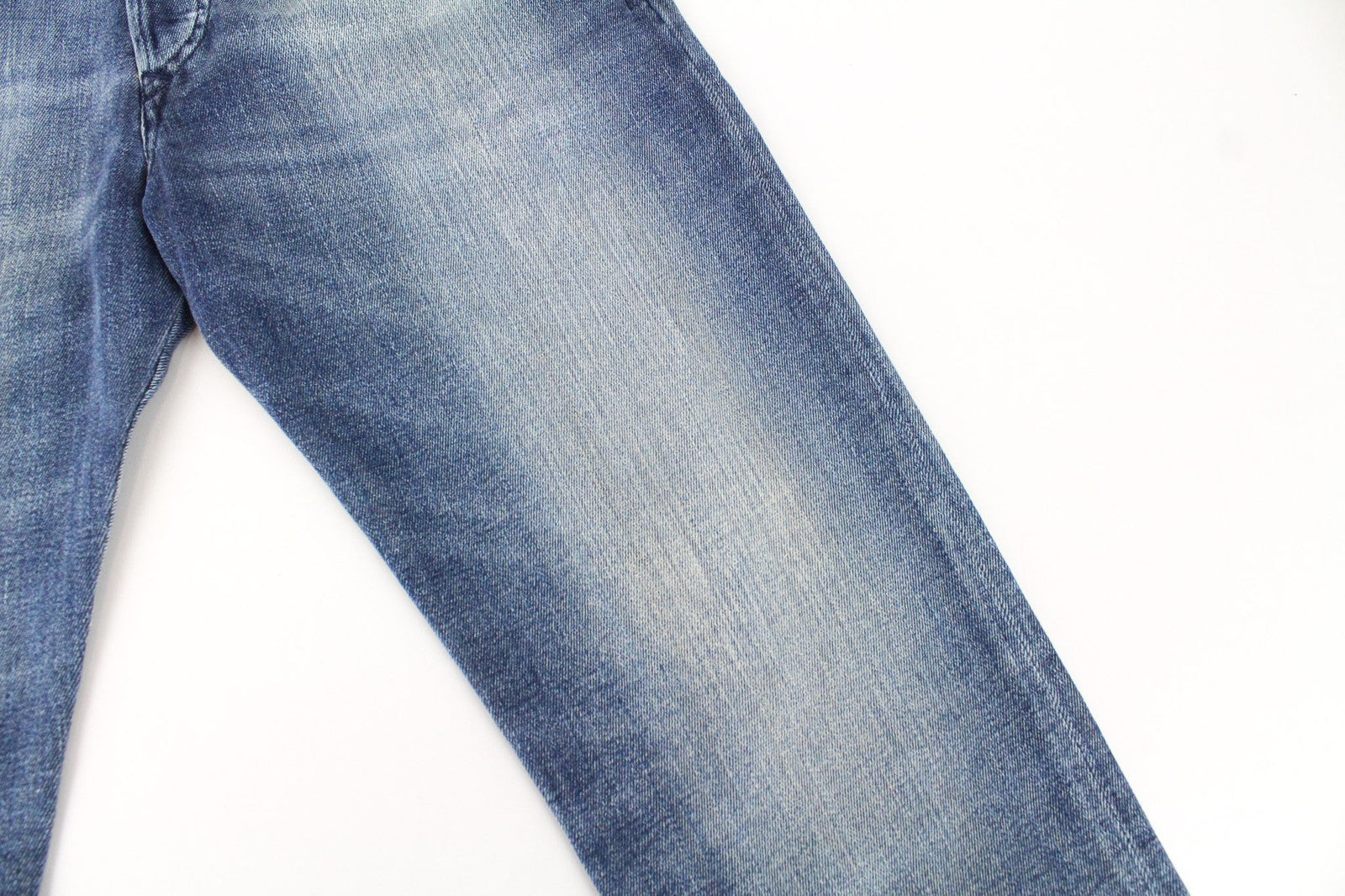 DIESEL D-Bazer 0870H Jeans W27/L32 Distress Blue Tapered Buttoned Stretch