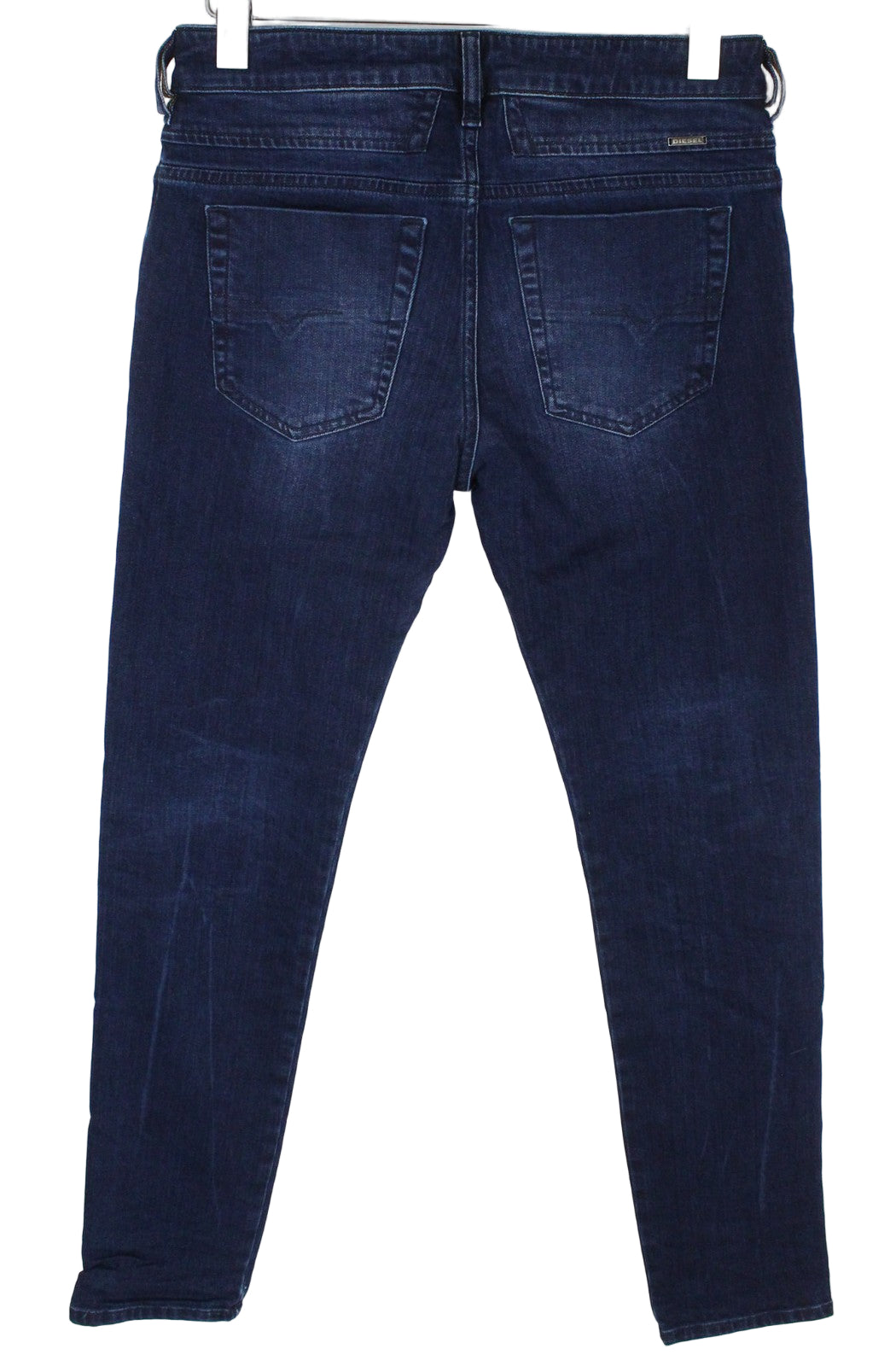 DIESEL D-Bazer 083AT Jeans W26/L30 Dark Blue Tapered Stretch Button Fly