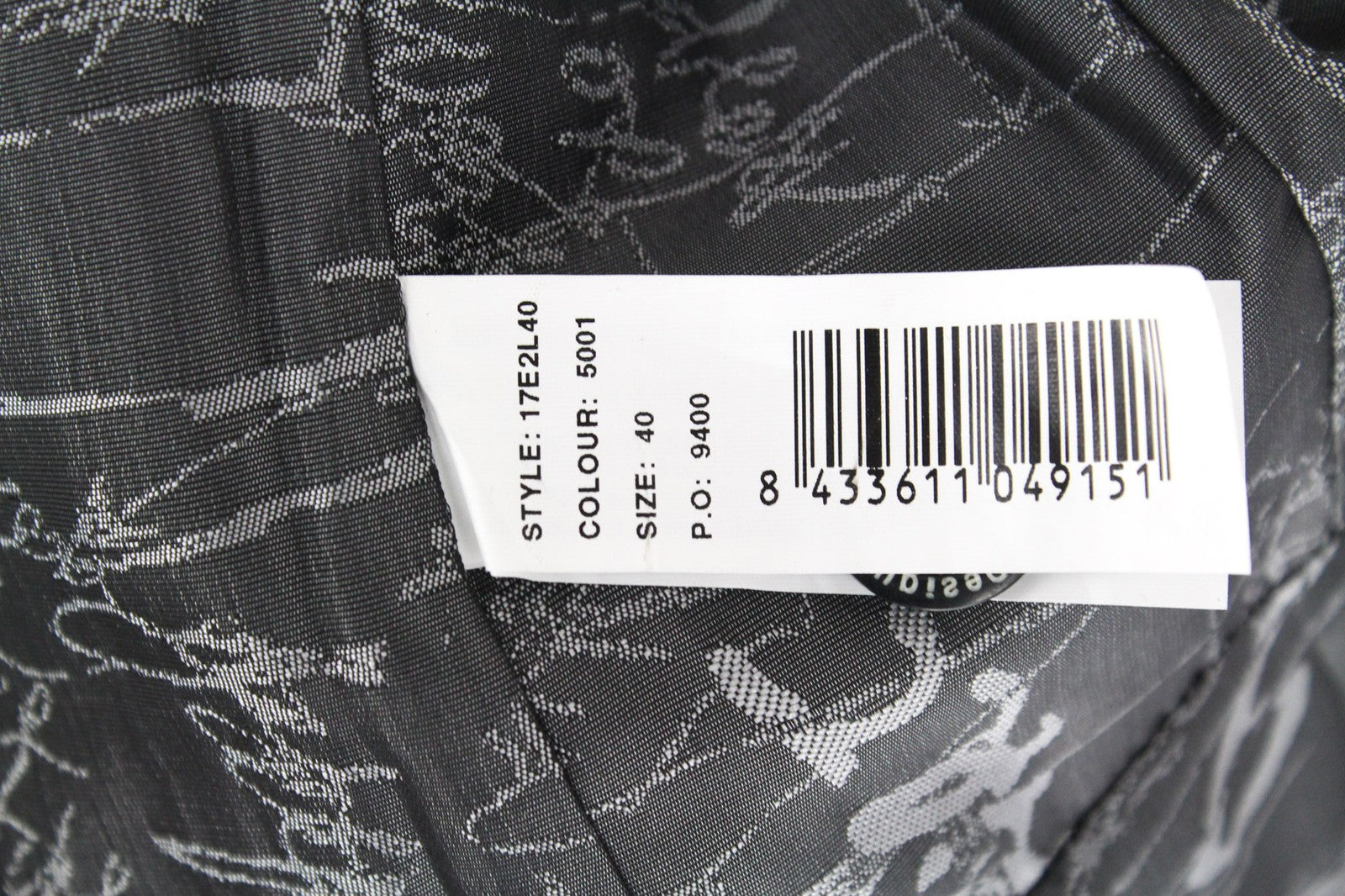 DESIGUAL Snowrobot Women's Coat 40 Navy Wool Cotton Checked Single-Breasted