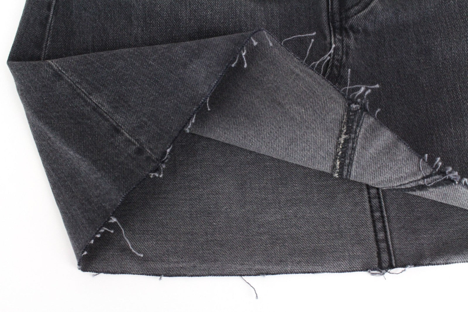 DENHAM Pearl Women's Skirt W25 Black Washed Cotton Mini Denim 5-Pocket Style