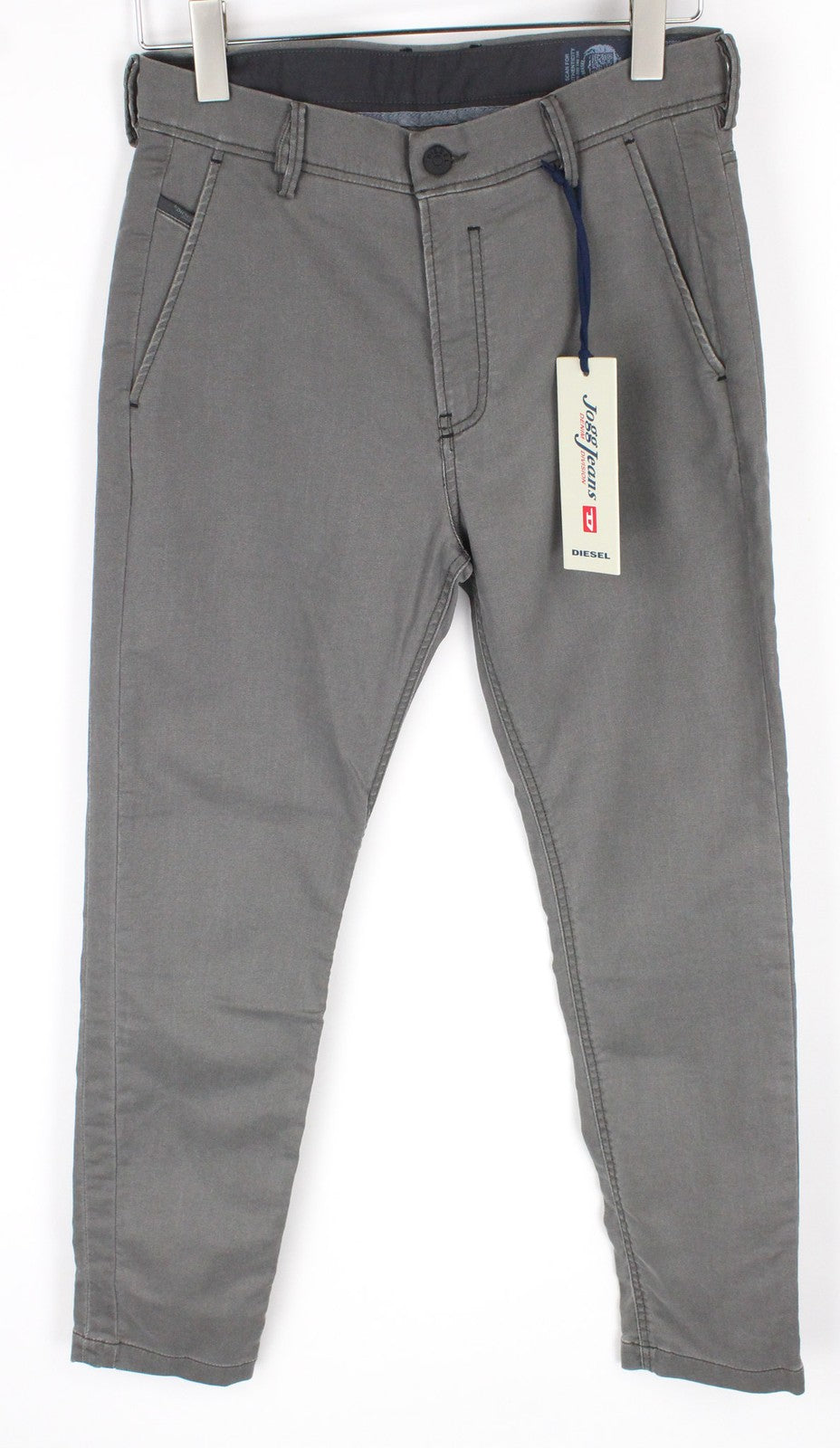 DIESEL Slim-Chino-M-NE 0685E Men's Jeans W28 Jogg Slim Grey Stretch Cotton