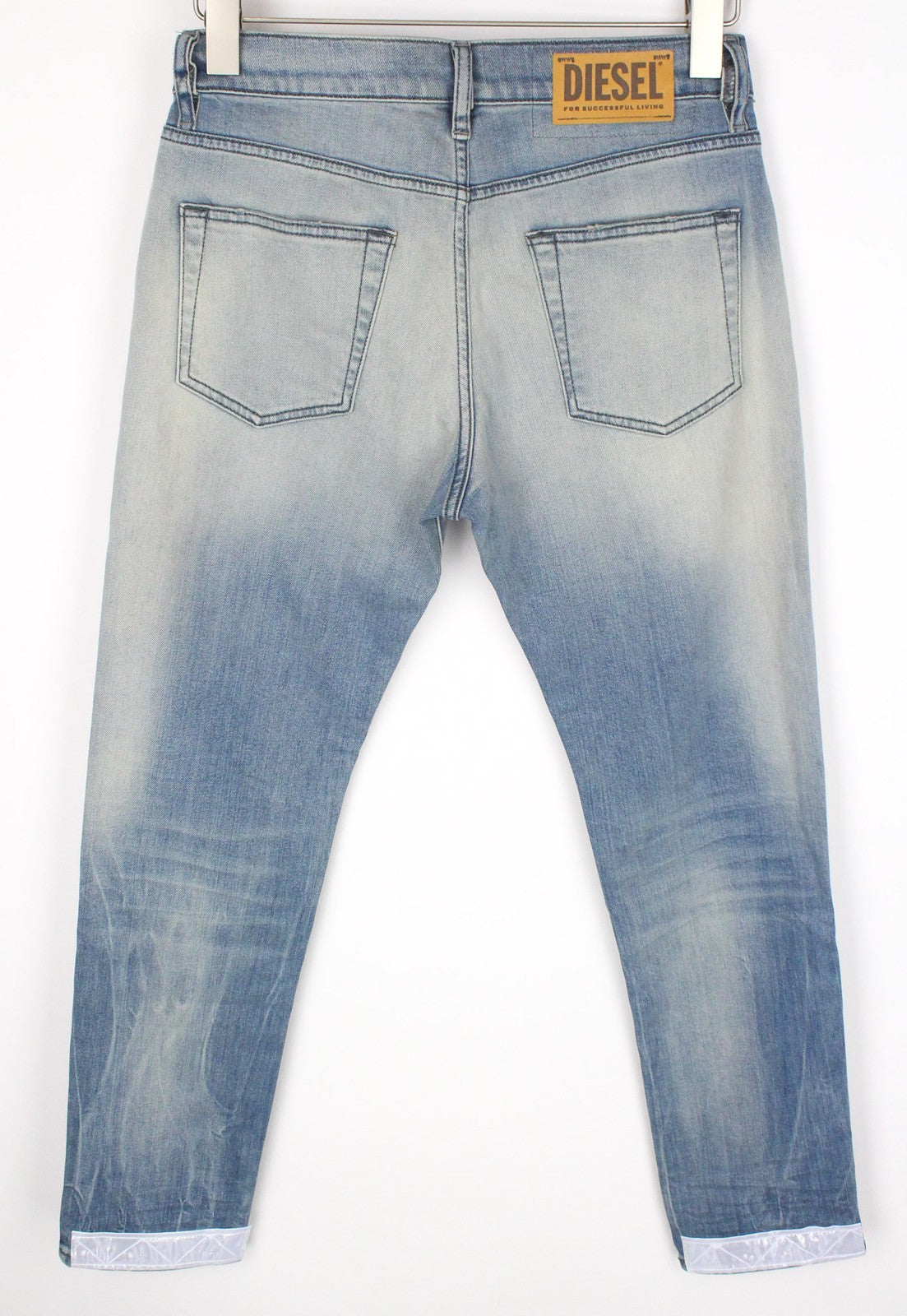 DIESEL D-Strukt 081AP Men's Jeans W28/L30 Blue Tapered Fit Cotton Stretch