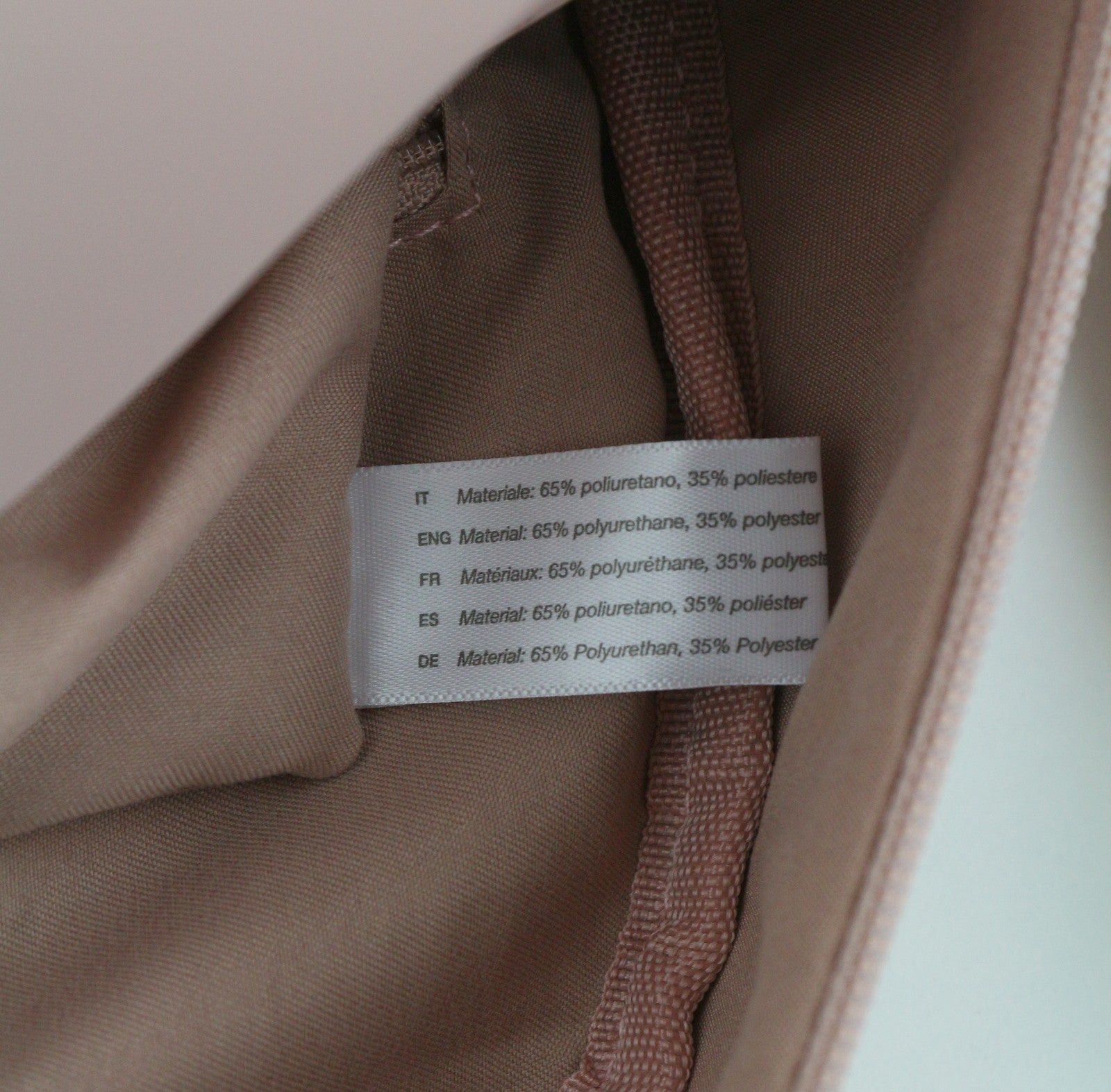 O BAG Sofia Women Bag OS Light Pink Double Handles Zipper Closure Logo Backpack