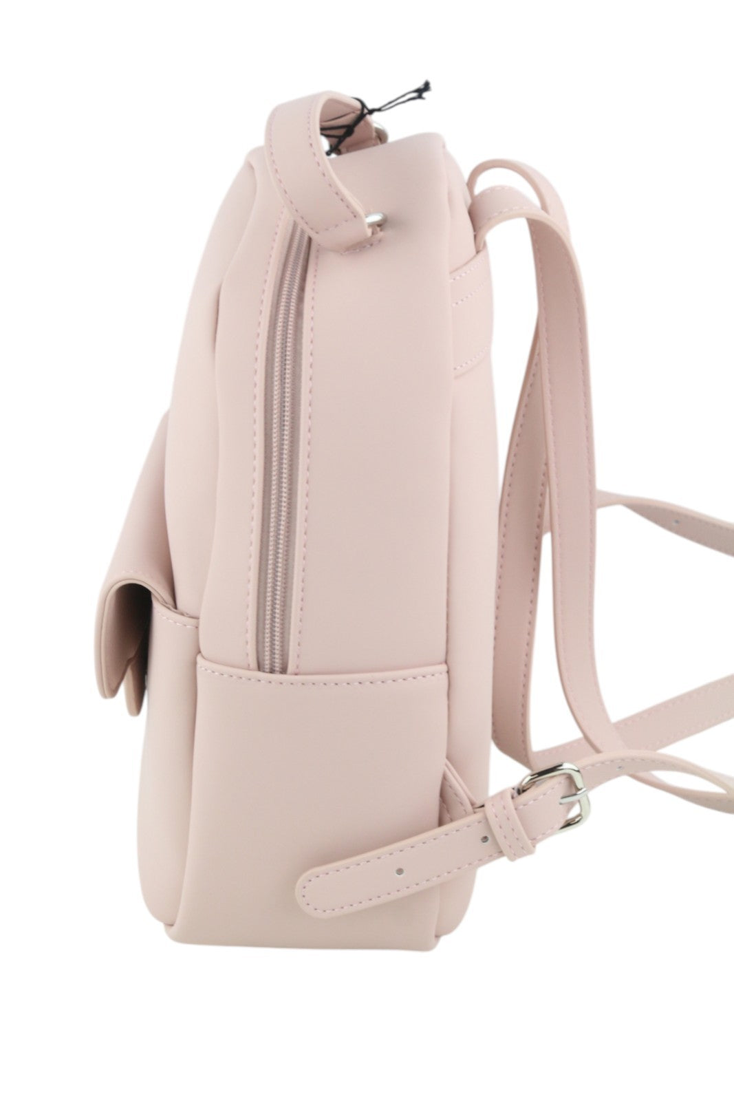 O BAG Sofia Women Bag OS Light Pink Double Handles Zipper Closure Logo Backpack