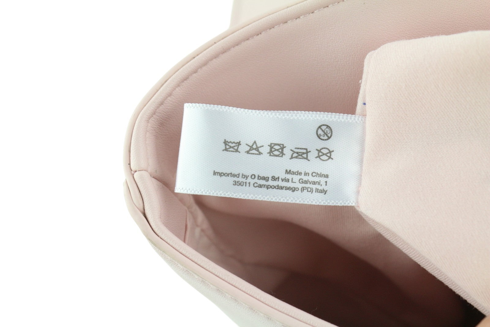 O BAG Zaino Women Bag OS Light Pink Double Handles Magnetic Closure Backpack