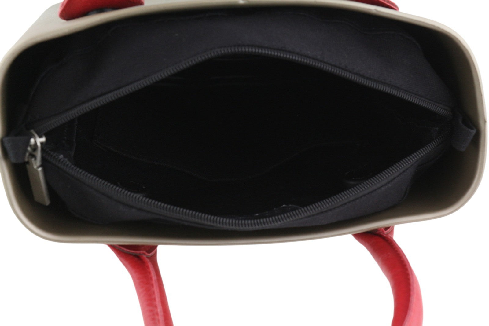 O BAG Chic Women's Bag OS Brown Gold Double Handles With Inner Bag Square Tote