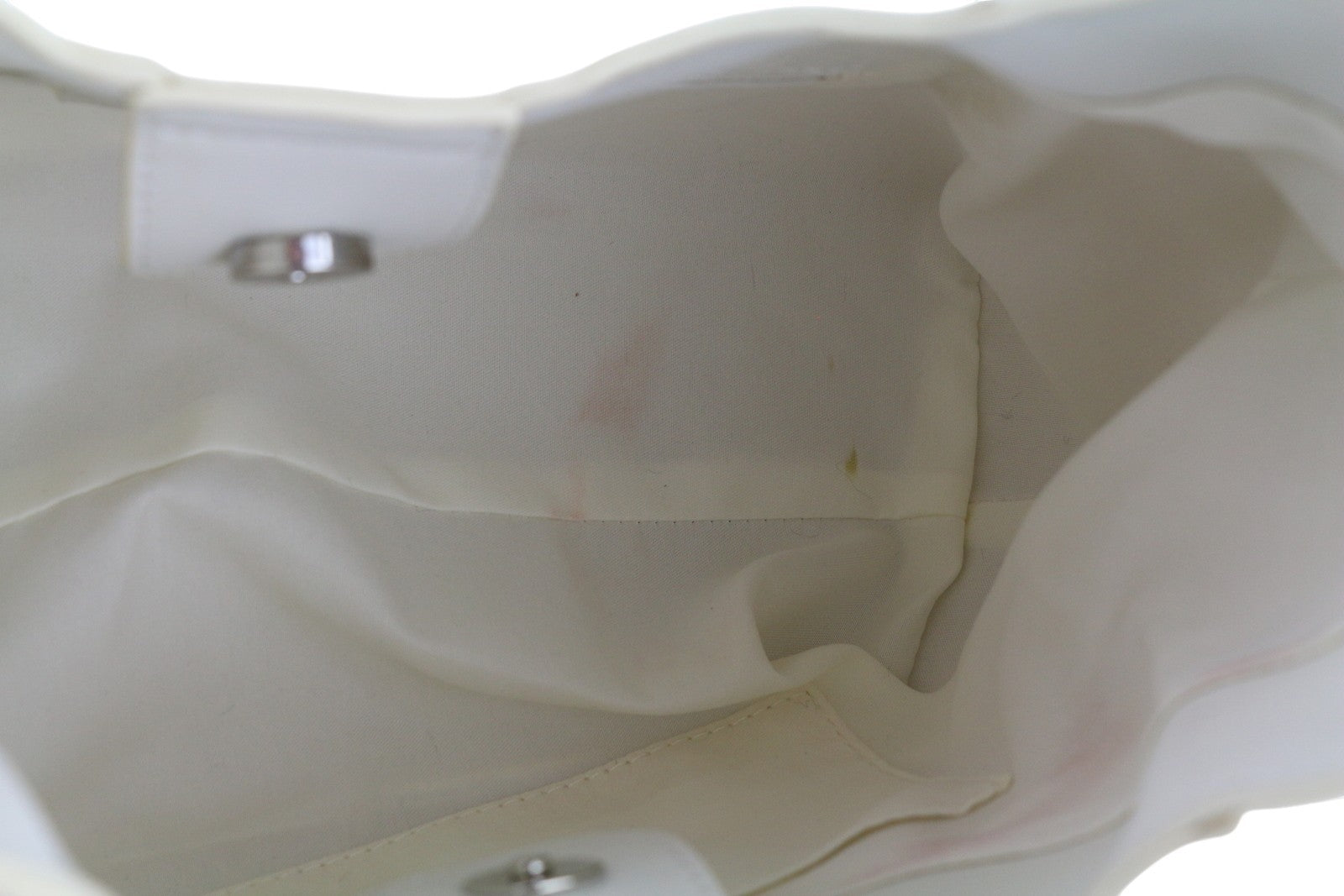 O BAG Ginevra Women Bag OS White Magnetic Closure Lined Hobo Crossbody Casual