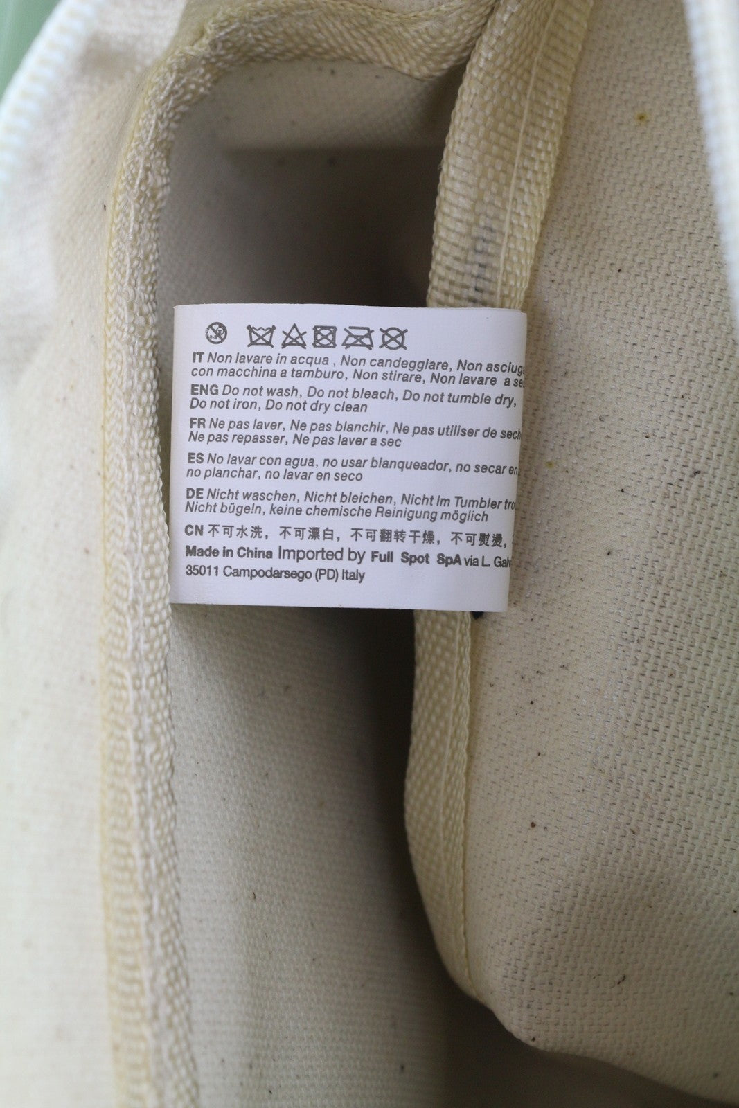 O BAG Mini Women Bag OS Light Green With Inner Bag Double Handles Logo Casual