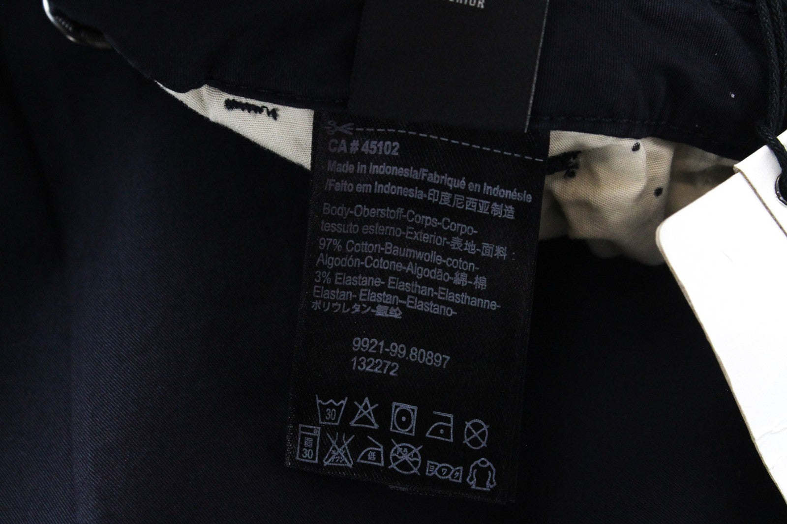 MAISON SCOTCH W31/L32 Women's Navy Stretch Cropped Formal Chino