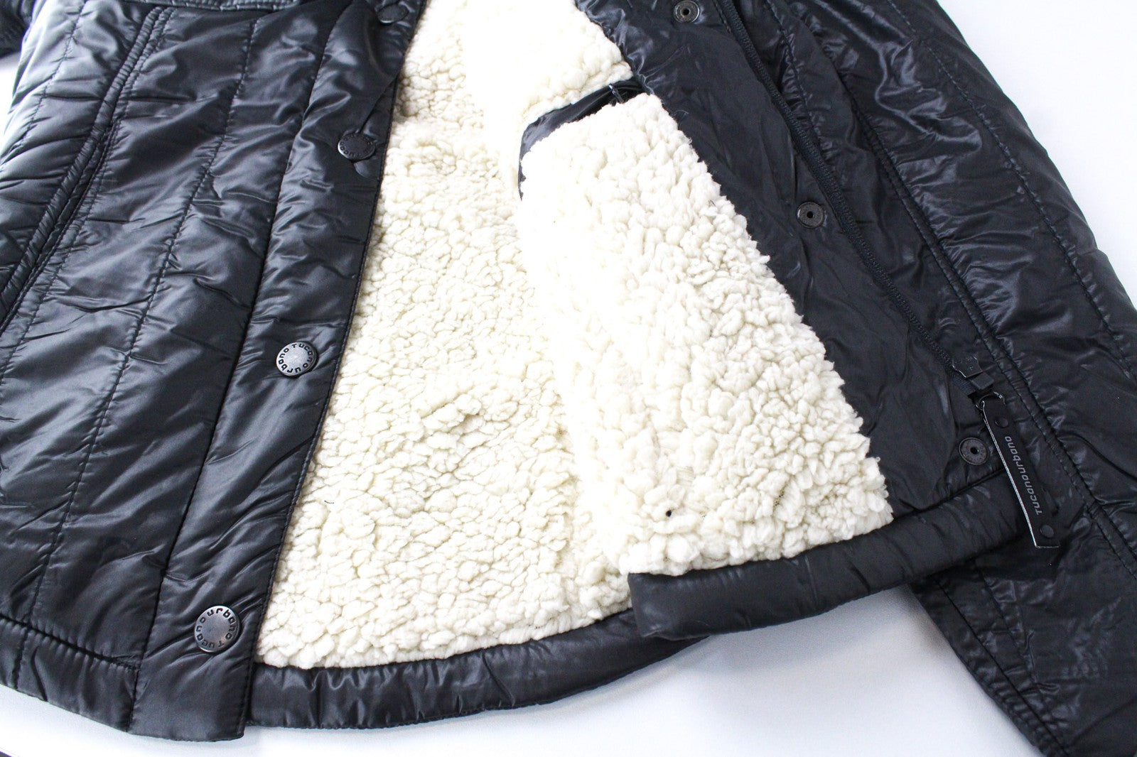 TUCANO URBANO Rudy XS Black Moto Women's Jacket Fleece Lining