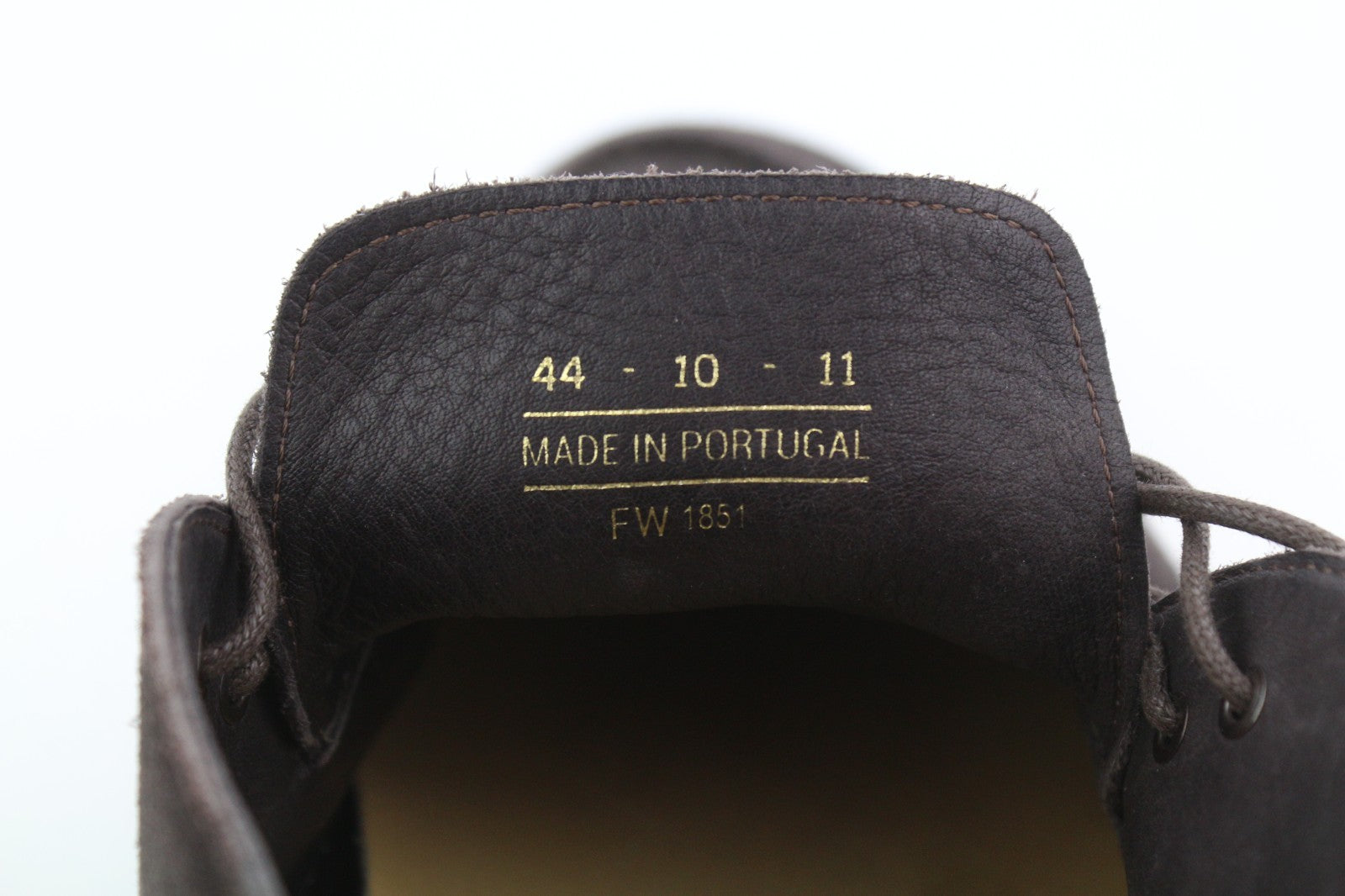 SUITSUPPLY Men's Shoes EU44 Brown Chukka Lace-Up High-Top Leather Suede