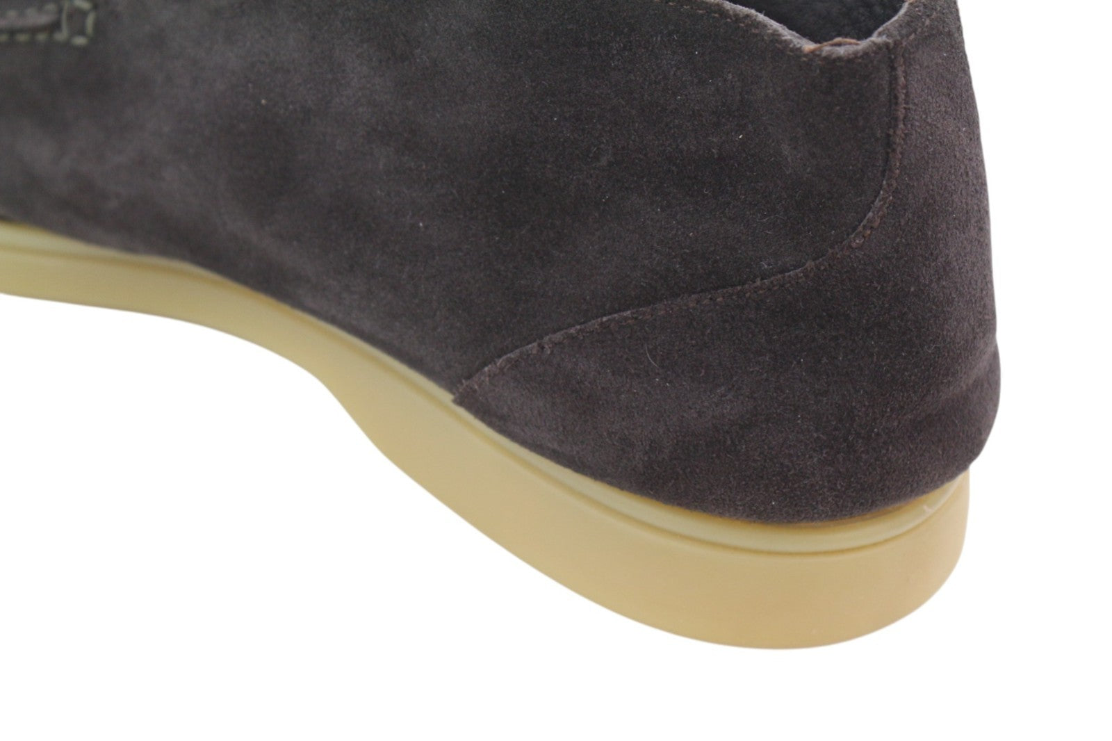 SUITSUPPLY Men's Shoes EU44 Brown Chukka Lace-Up High-Top Leather Suede