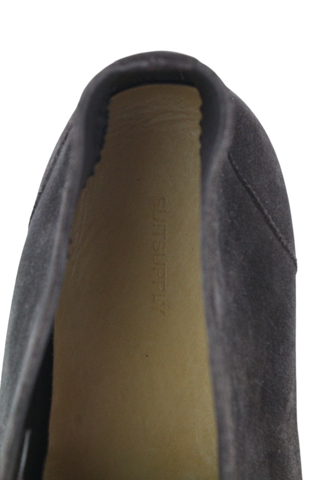 SUITSUPPLY Men's Shoes EU44 Brown Chukka Lace-Up High-Top Leather Suede