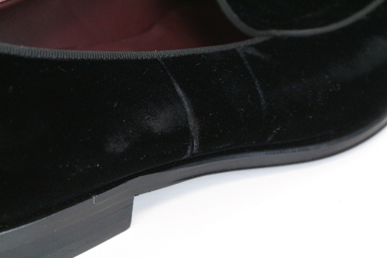 SUITSUPPLY Men's EU41 Black Velvet Slip-On Loafers Formal Tuxedo