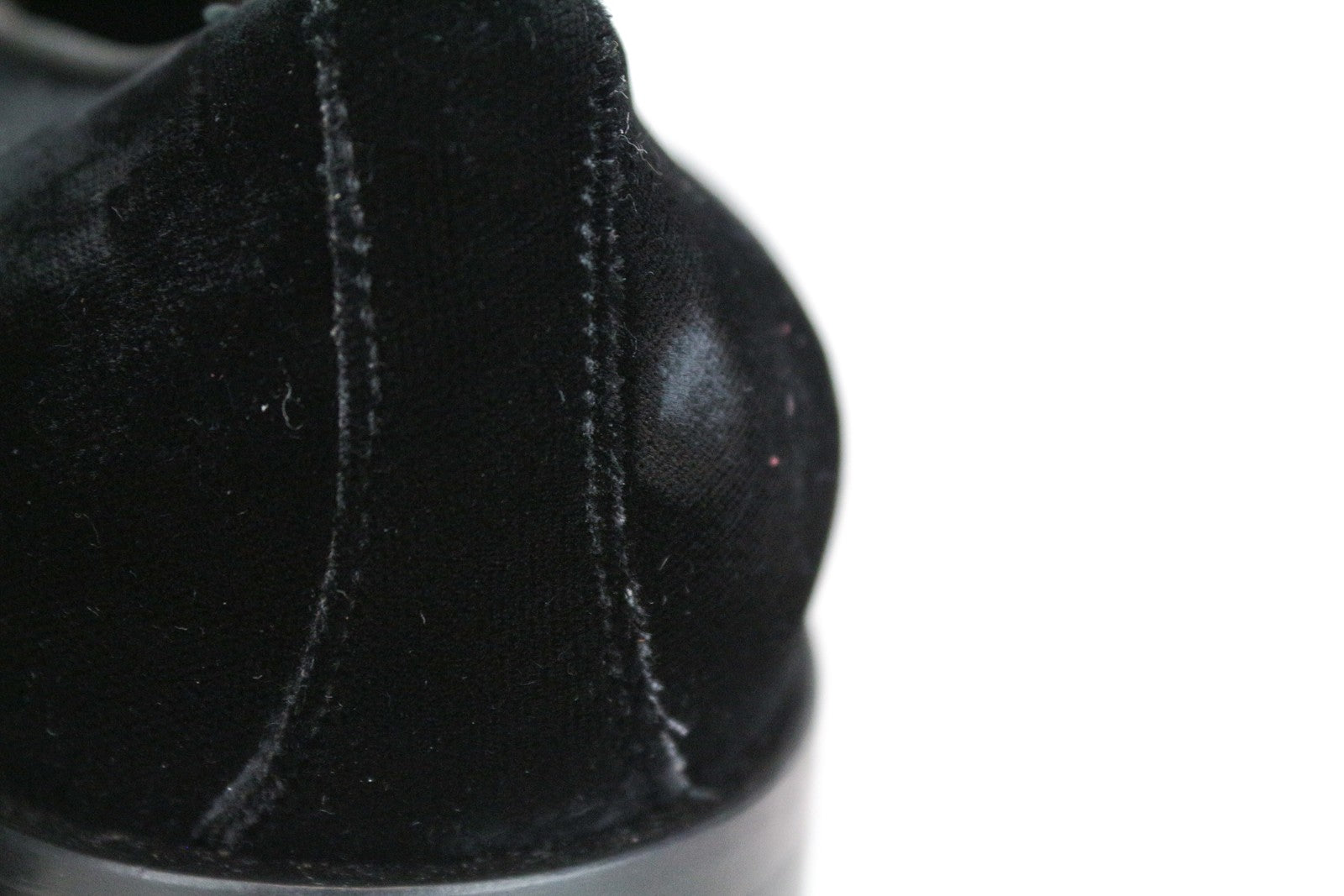 SUITSUPPLY Men's EU41 Black Velvet Slip-On Loafers Formal Tuxedo