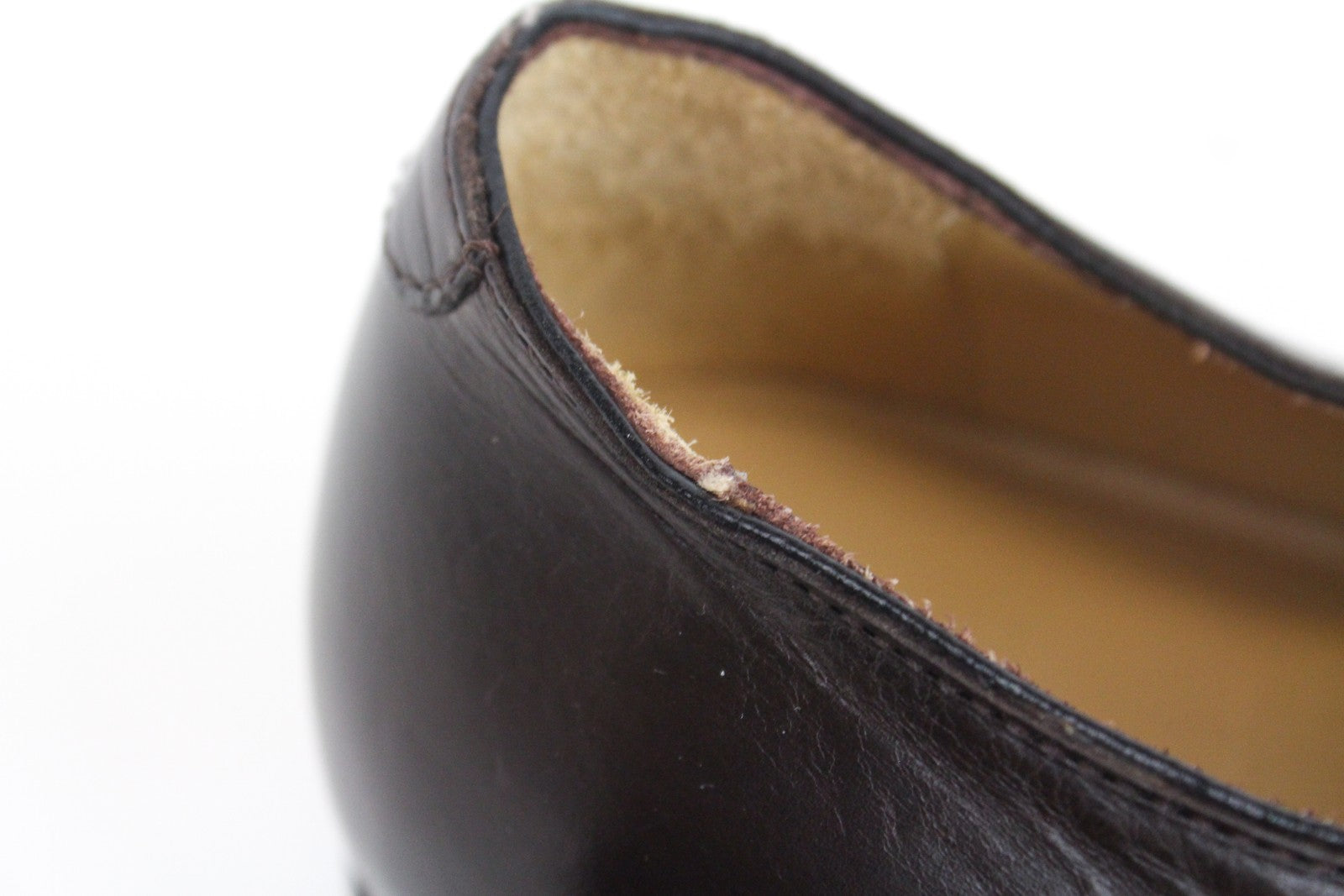 SUITSUPPLY Men's EU42 Brown Leather Classic Laced Low-Top Shoes