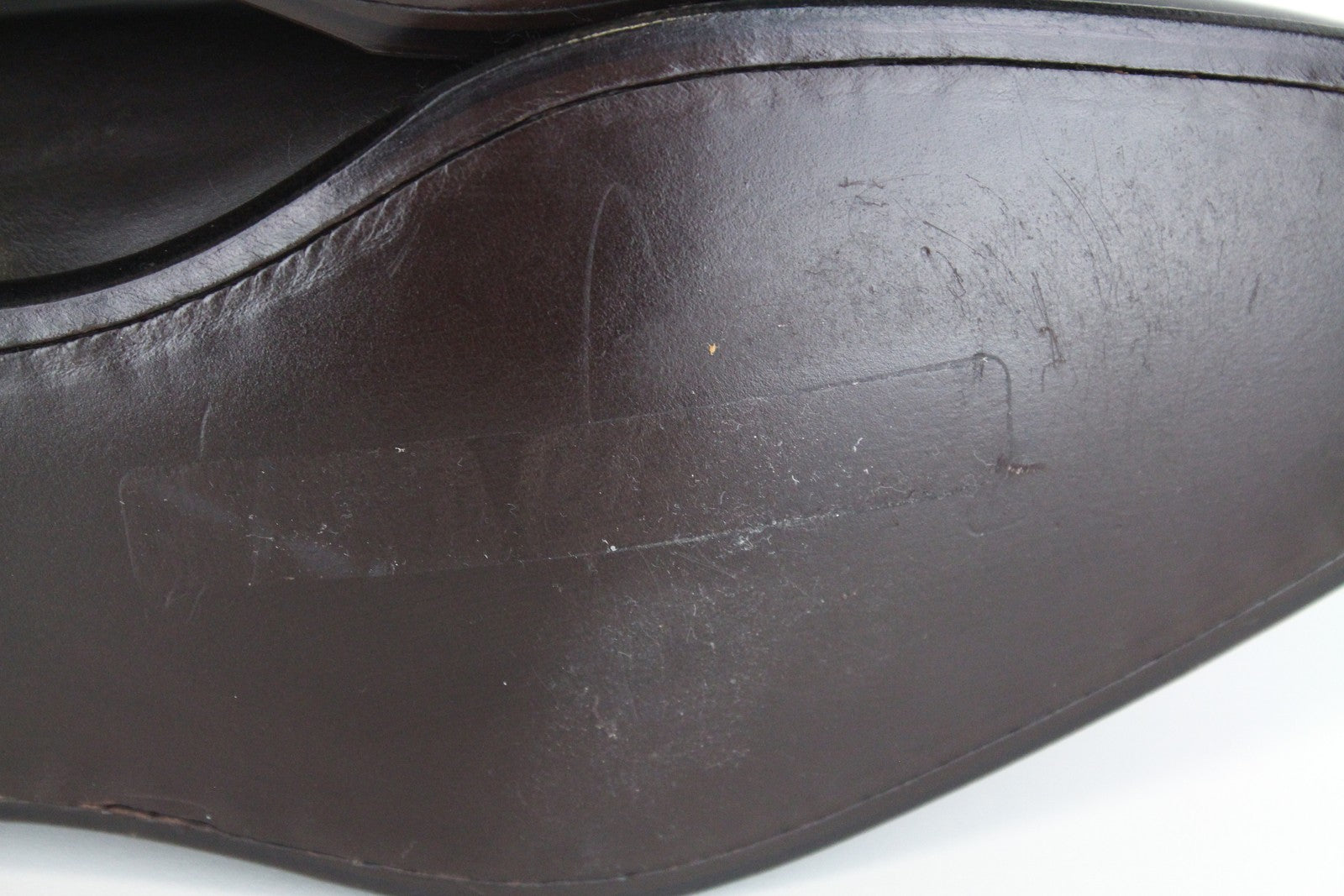 SUITSUPPLY Men's EU42 Brown Leather Classic Laced Low-Top Shoes