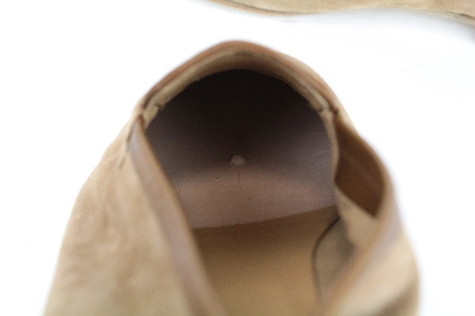 SUITSUPPLY Men's EU42.5 Beige Suede Moccasin Loafers Calf Leather Smart