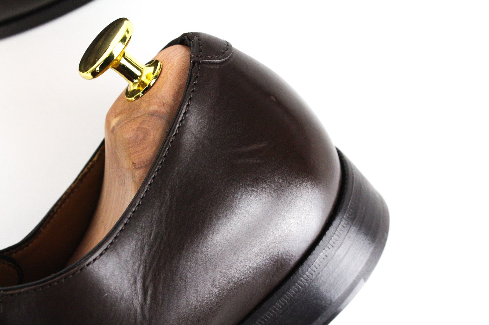 SUITSUPPLY Men's EU41 Brown Leather Low-Top Lace-Up Shoes Formal Look