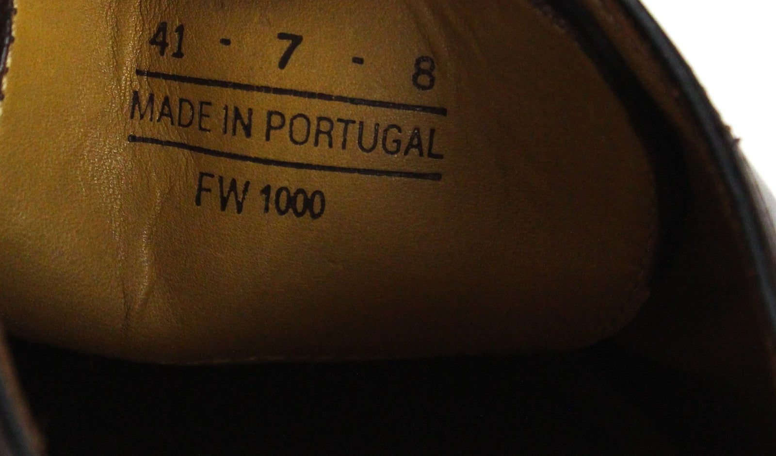 SUITSUPPLY Men's EU41 Brown Leather Low-Top Lace-Up Shoes Formal Look