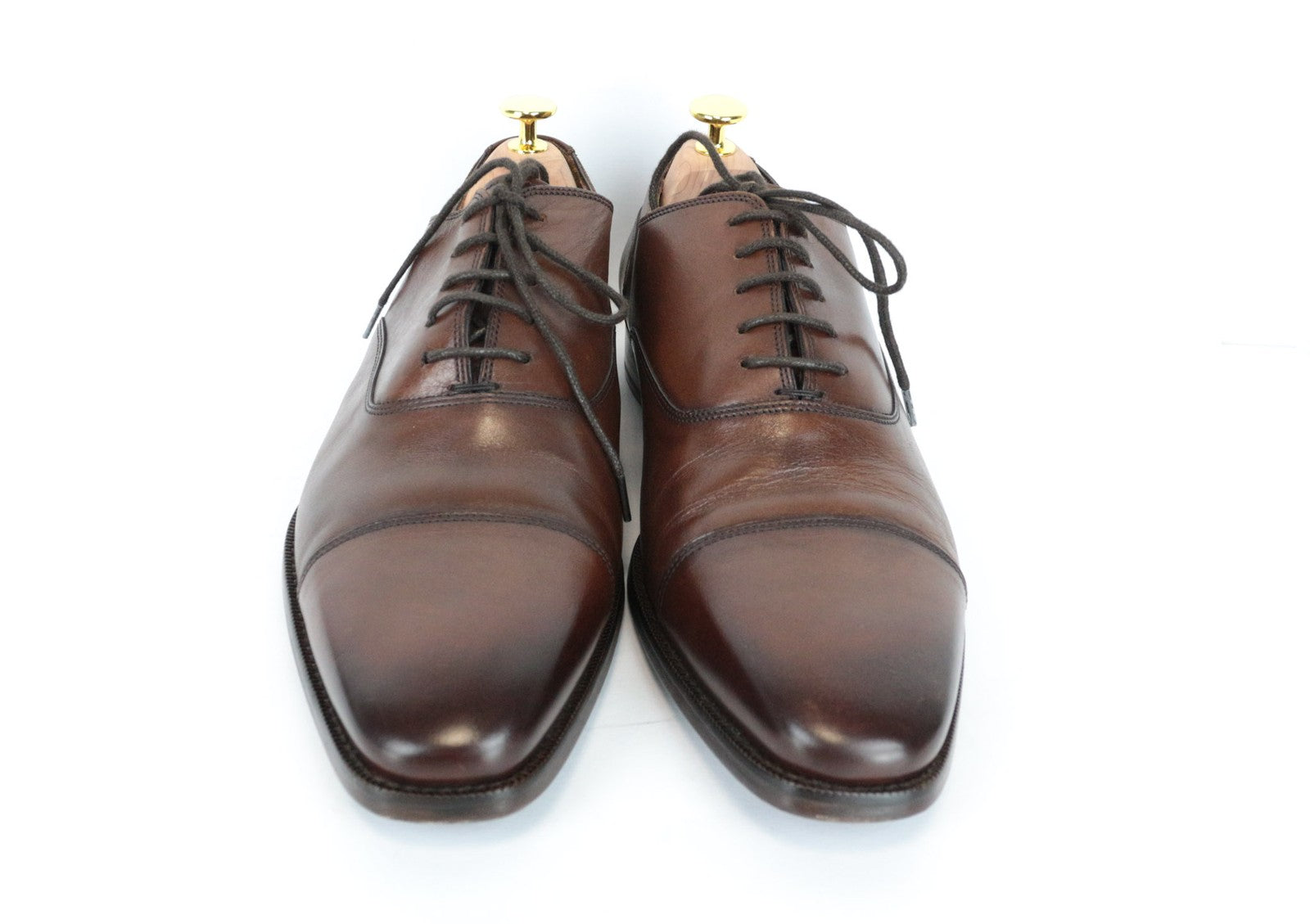 SUITSUPPLY Men's Casual Shoes EU41.5 Brown Leather Low-Top Relaxed Style