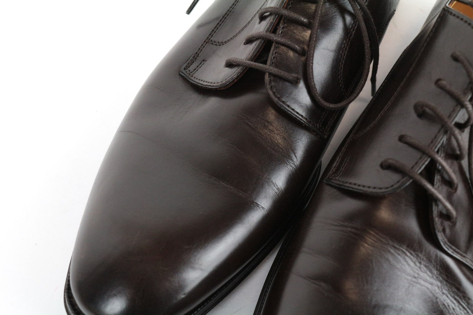 SUITSUPPLY Men's Casual Shoes EU43 Dark Brown Leather Classic Relaxed Style