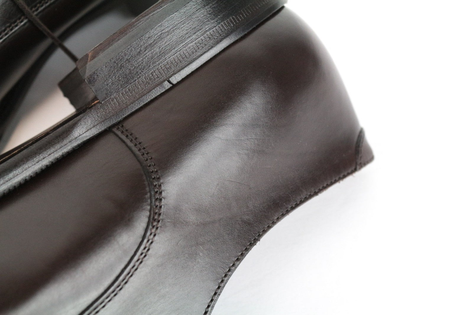 SUITSUPPLY Men's Casual Shoes EU43 Dark Brown Leather Classic Relaxed Style