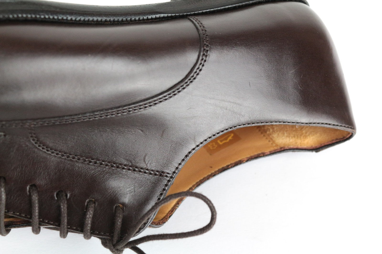 SUITSUPPLY Men's Casual Shoes EU43 Dark Brown Leather Classic Relaxed Style