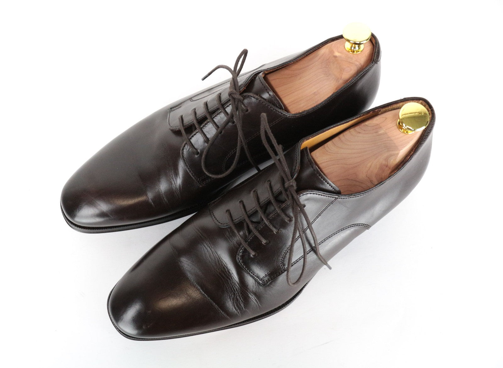 SUITSUPPLY Men's Casual Shoes EU43 Dark Brown Leather Classic Relaxed Style