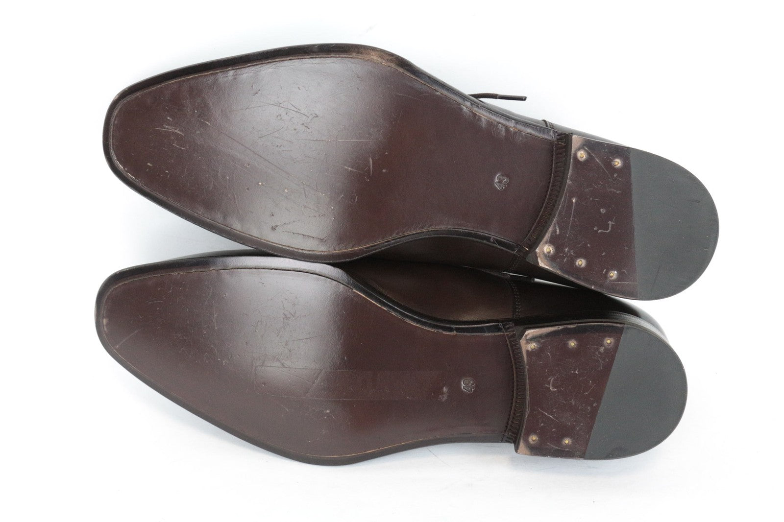 SUITSUPPLY Men's Casual Shoes EU43 Dark Brown Leather Classic Relaxed Style