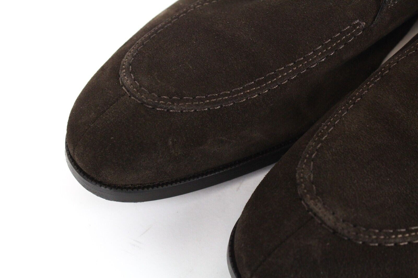 SUITSUPPLY Men's Casual Shoes EU45 Brown Leather Buckled Classic Relaxed Style